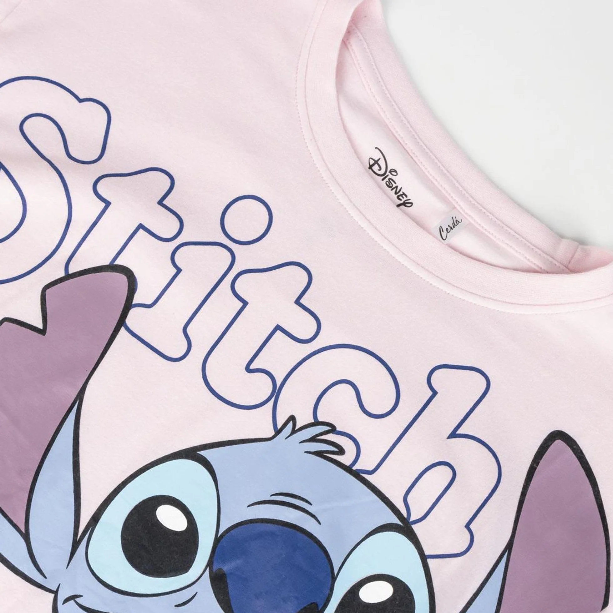 Camiseta Infantil Stitch Manga Corta Producto Original Diseñado en España