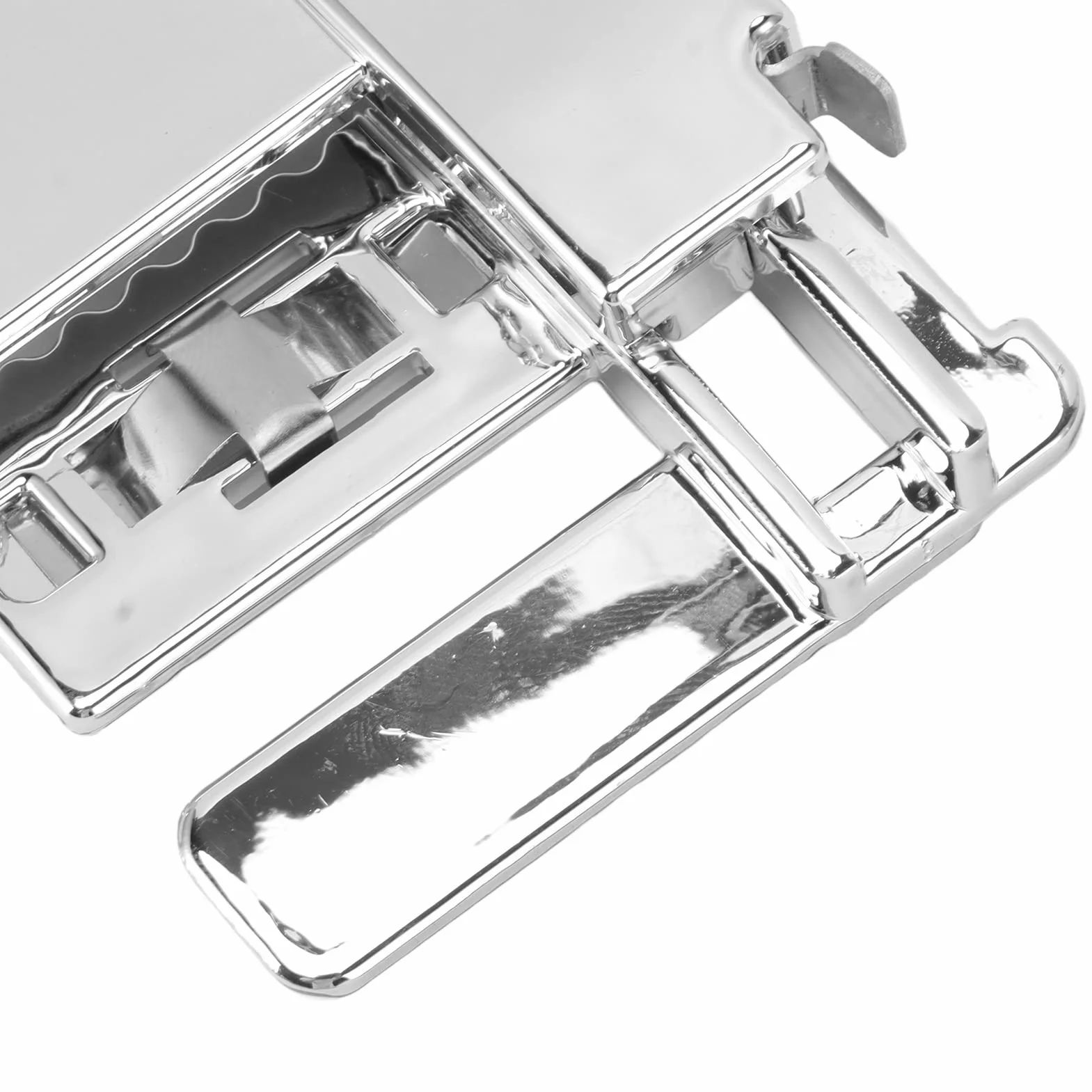 Ajustador de cintura, pantalones con hebilla de clip retráctil para cintura, multifunción, hebilla con clip para cinturón, pantalones, hebilla con clip retráctil para la vida (Plata)