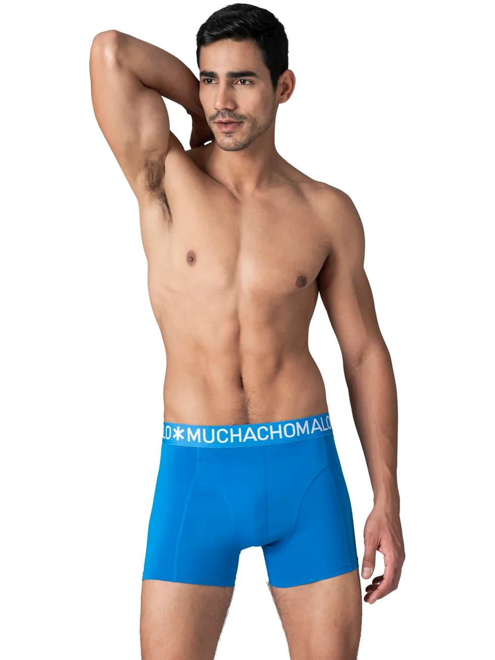Muchachomalo Calzoncillos para Hombre, Ropa Interior Lisa de Algodón para Hombre, Pack de 7 Unidades, Bóxers Lisos de Corte Clásico con Cintura Elástica