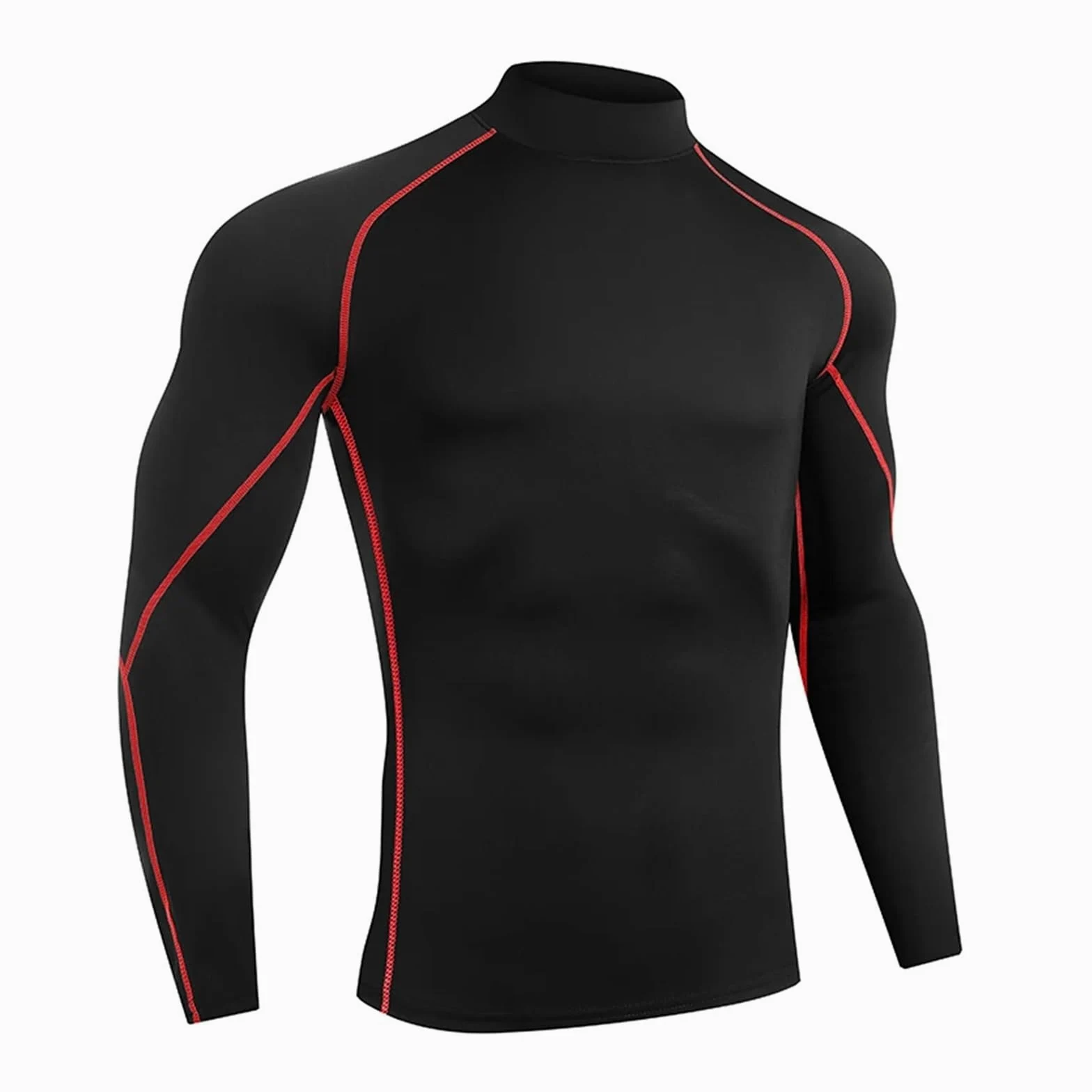 Camiseta Deporte Hombre Camiseta For Correr For Hombre, Camiseta Deportiva De Culturismo De Secado Rápido, Camiseta De Compresión De Manga Larga, Camiseta Ajustada For Gimnasio Rashgard For Hombre(Bla