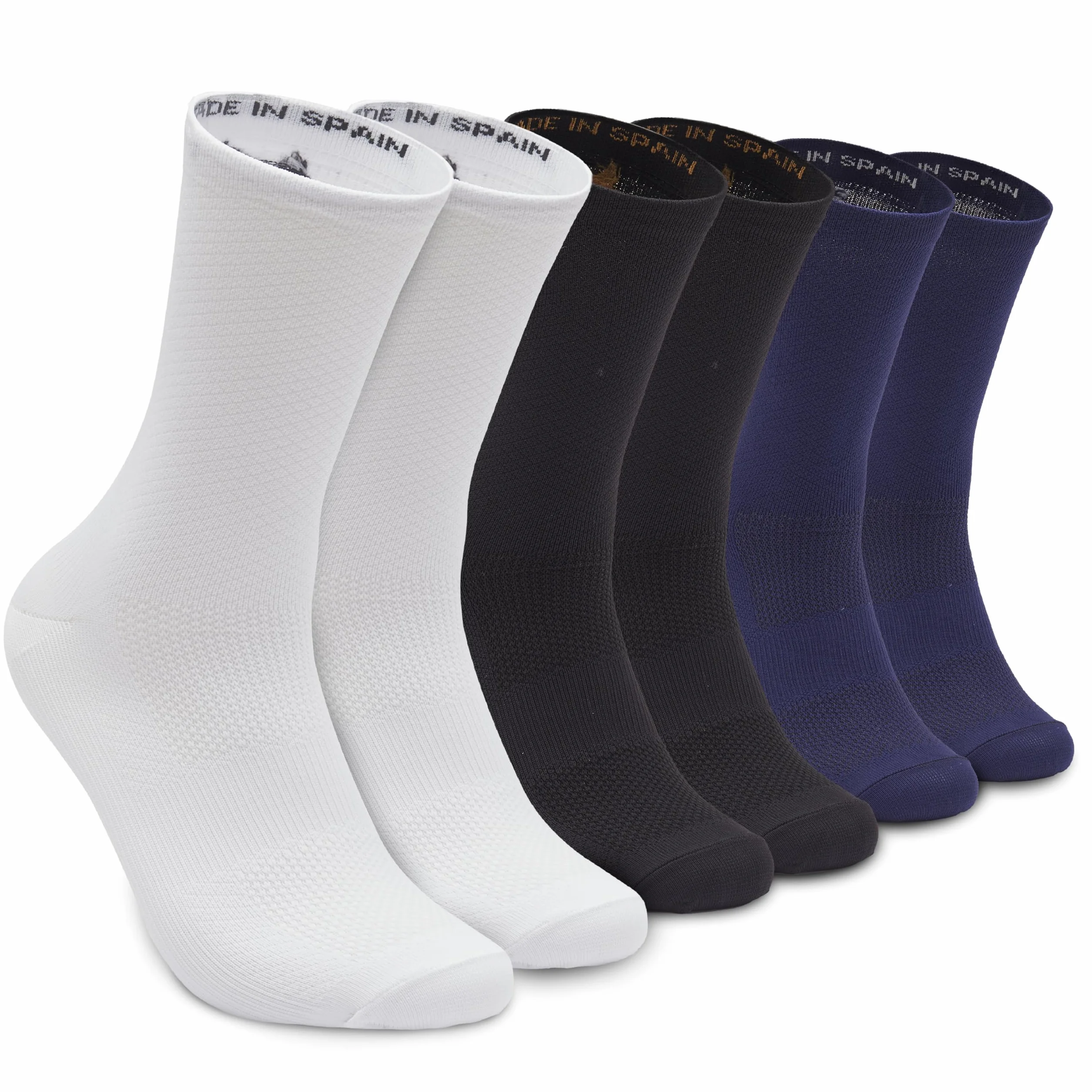 Calcetines Altos Transpirables para Ciclismo Running Trail Running Trekking Pack de 3