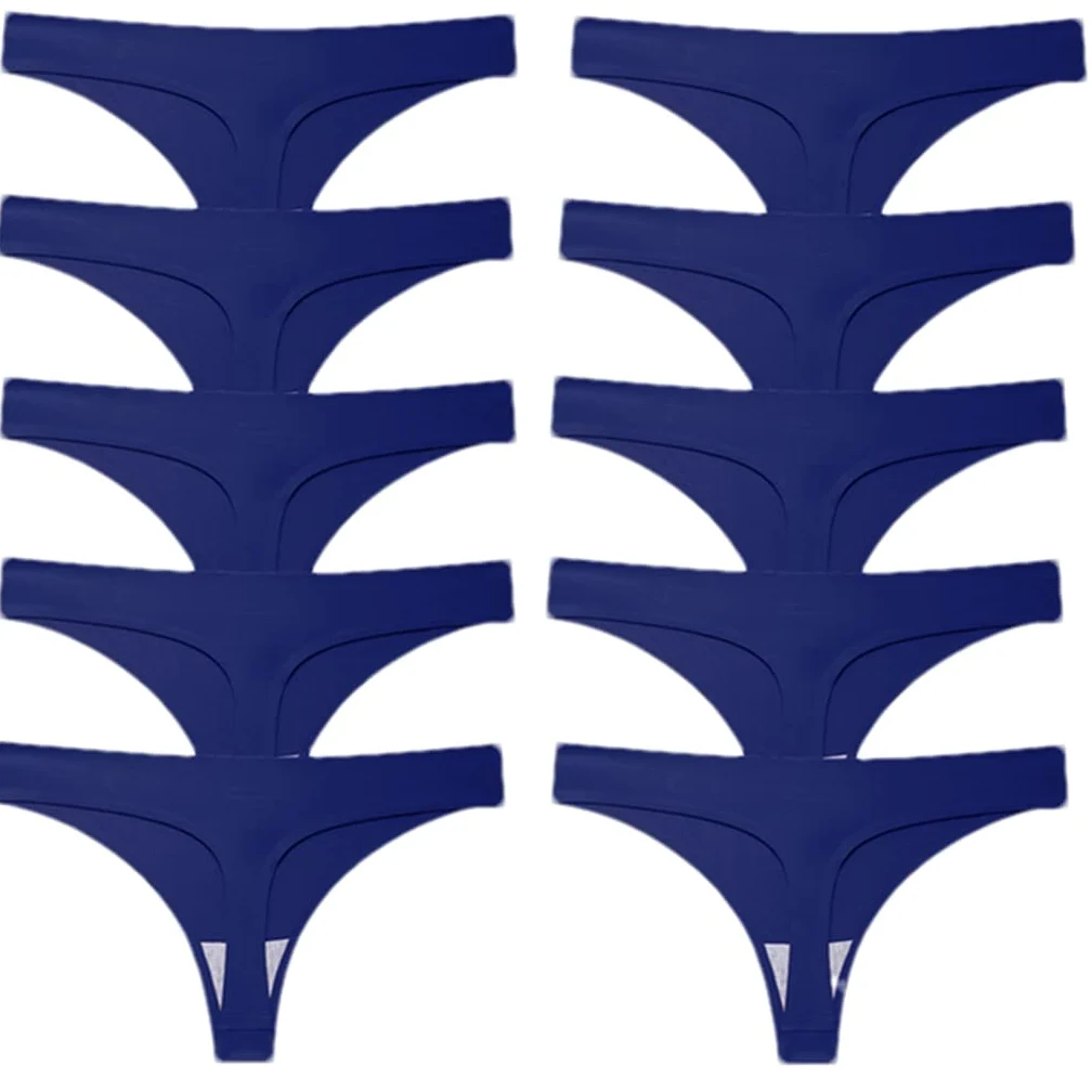 keusyoi Tangas de satén de seda para mujer, ropa interior sin costuras, sexy, tangas