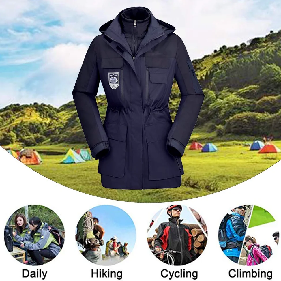Chaqueta de Montaña Impermeable para Deportes Hombre con Capucha, Cortavientos Chubasqueros Rompevientos Jecket para Running Escalada Senderismo Ciclismo Camping