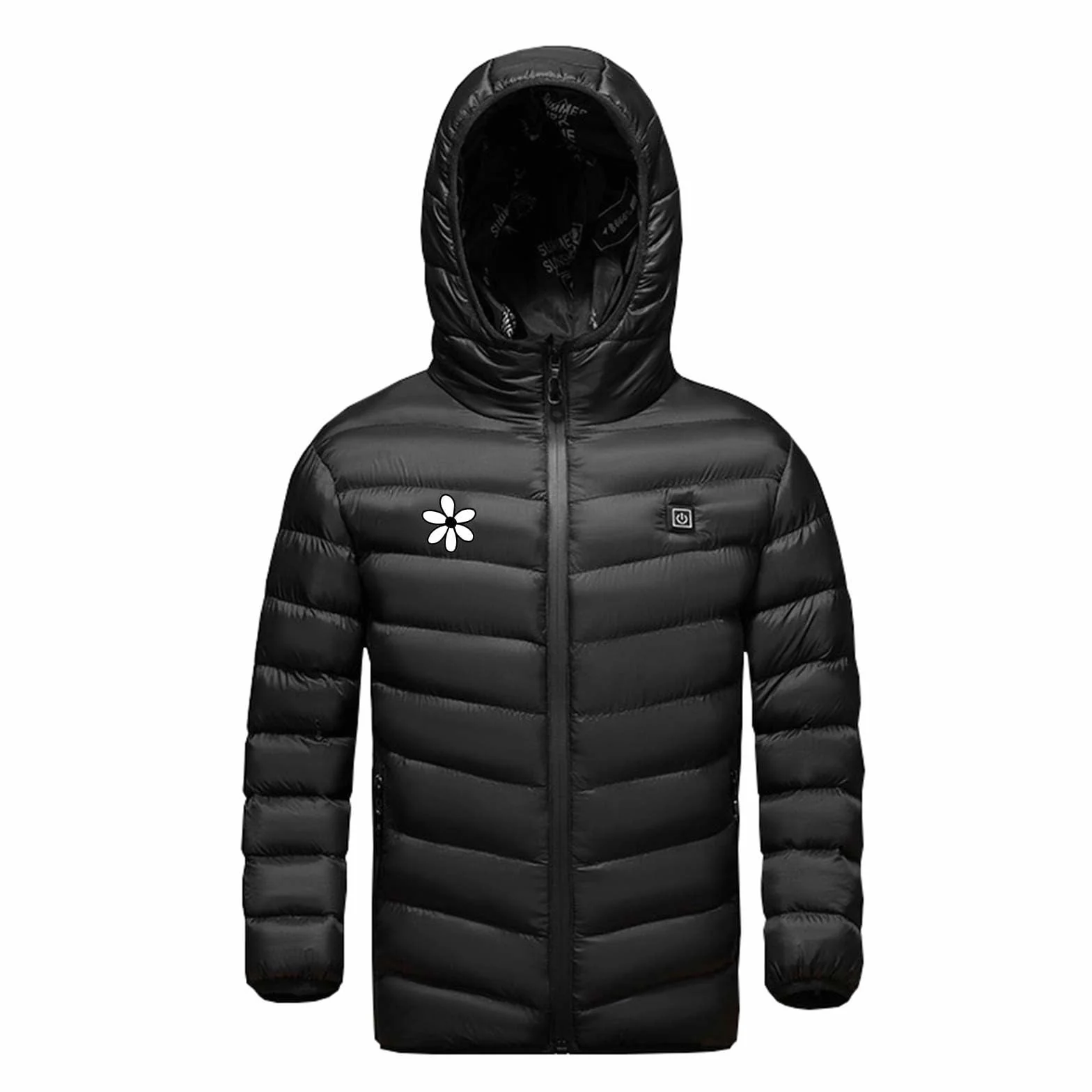 YAOJIWANG Chaqueta con Calefaccion Niños Niñas Chaleco Calefactable USB 3 Niveles de Temperatura