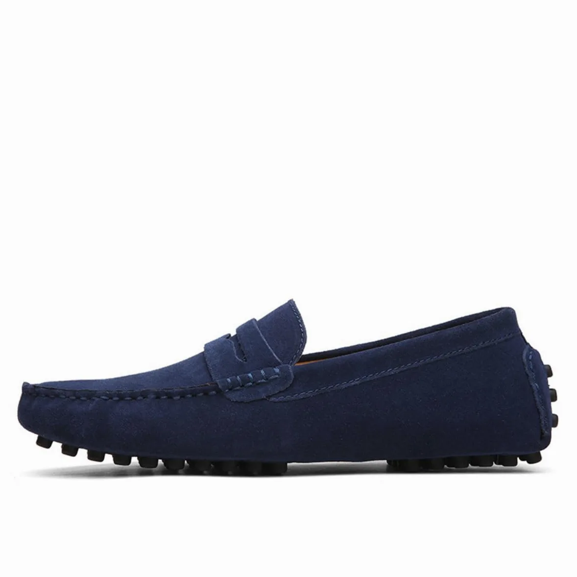 Hombres Elegante Hebilla Mocasines Comodidad Ante Zapatos de Conducir Estiloso Pantuflas Holgazanes Slip On Verano Plano Cuero Zapatos de Conducción 38-49 EU