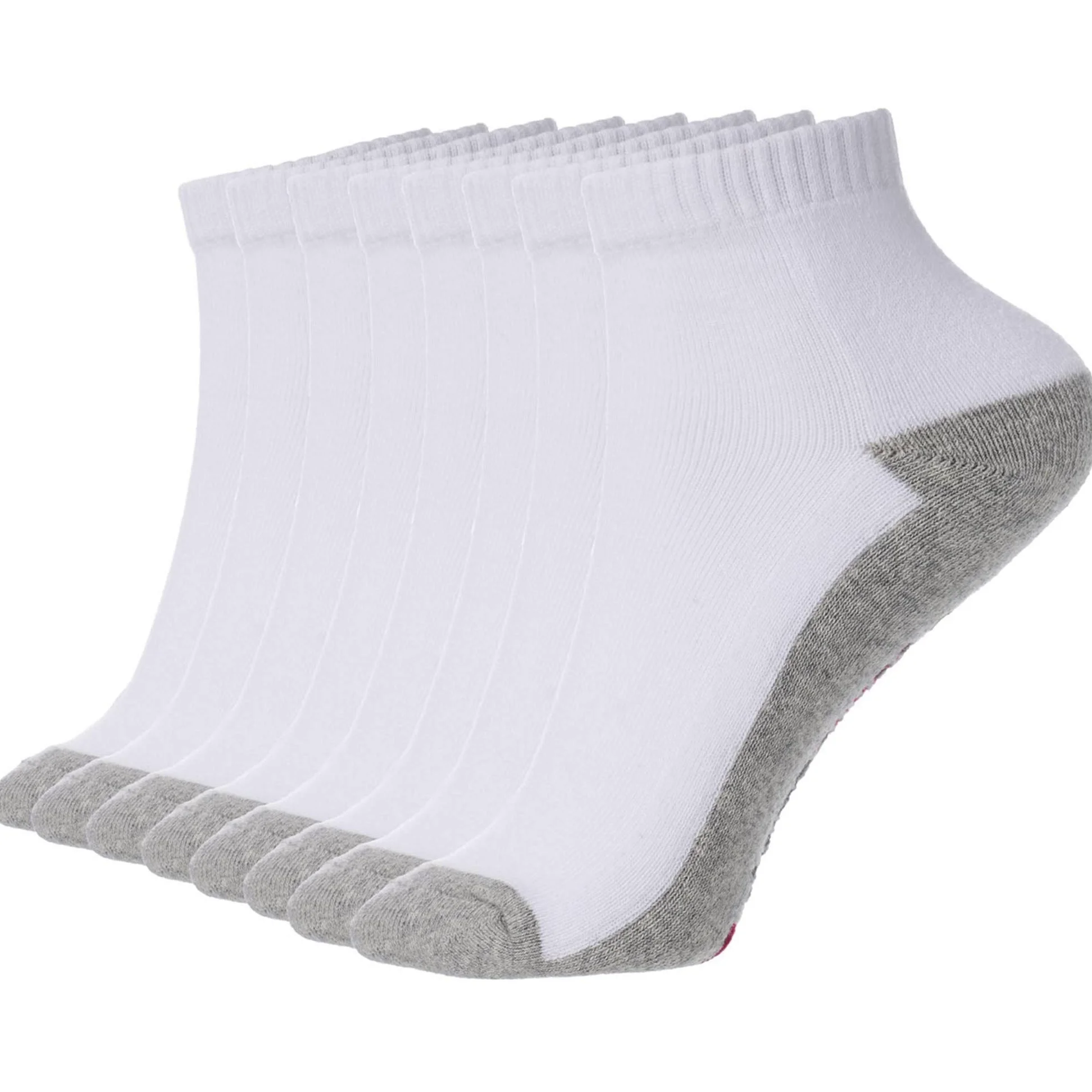 alpine swiss Calcetines tobilleros de algodón para hombre, paquete de 8, calcetines acolchados de rendimiento atlético, talla de zapato 6-12