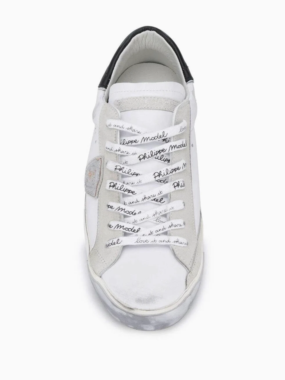 Philippe Model Hombre Prsx Zapatillas Blanc - Argent