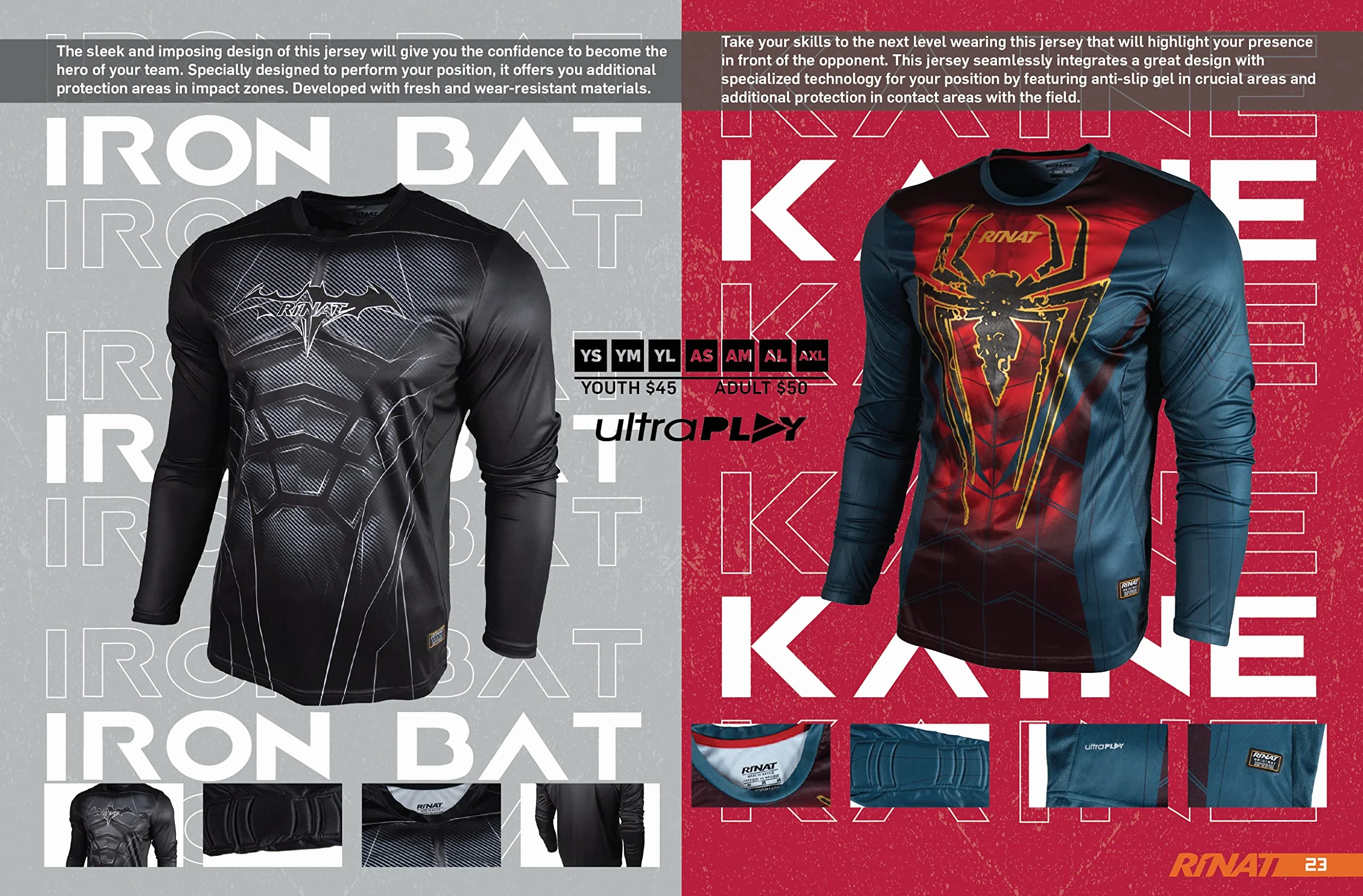 Rinat Jersey de Portero Iron Bat, Unisex Adulto