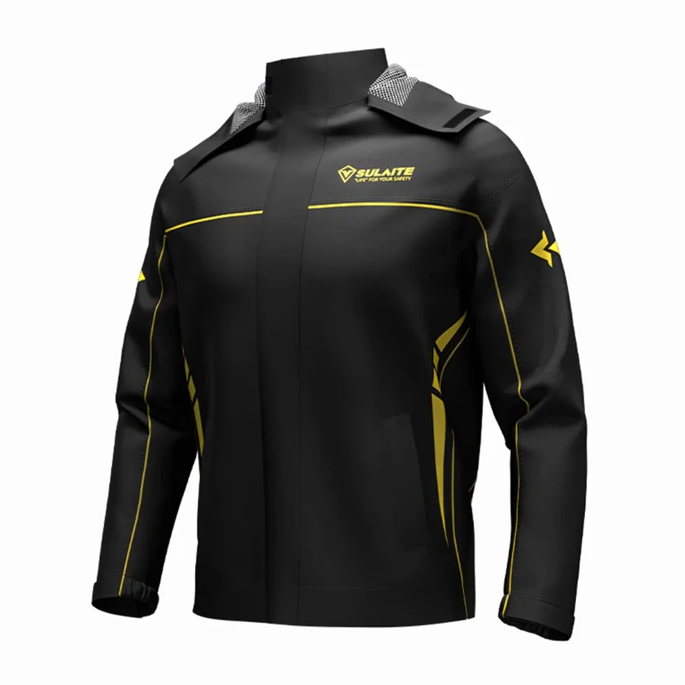 Lixada Traje de Lluvia Impermeable para Motocicleta Hombre Mujer Chaqueta y Pantalones