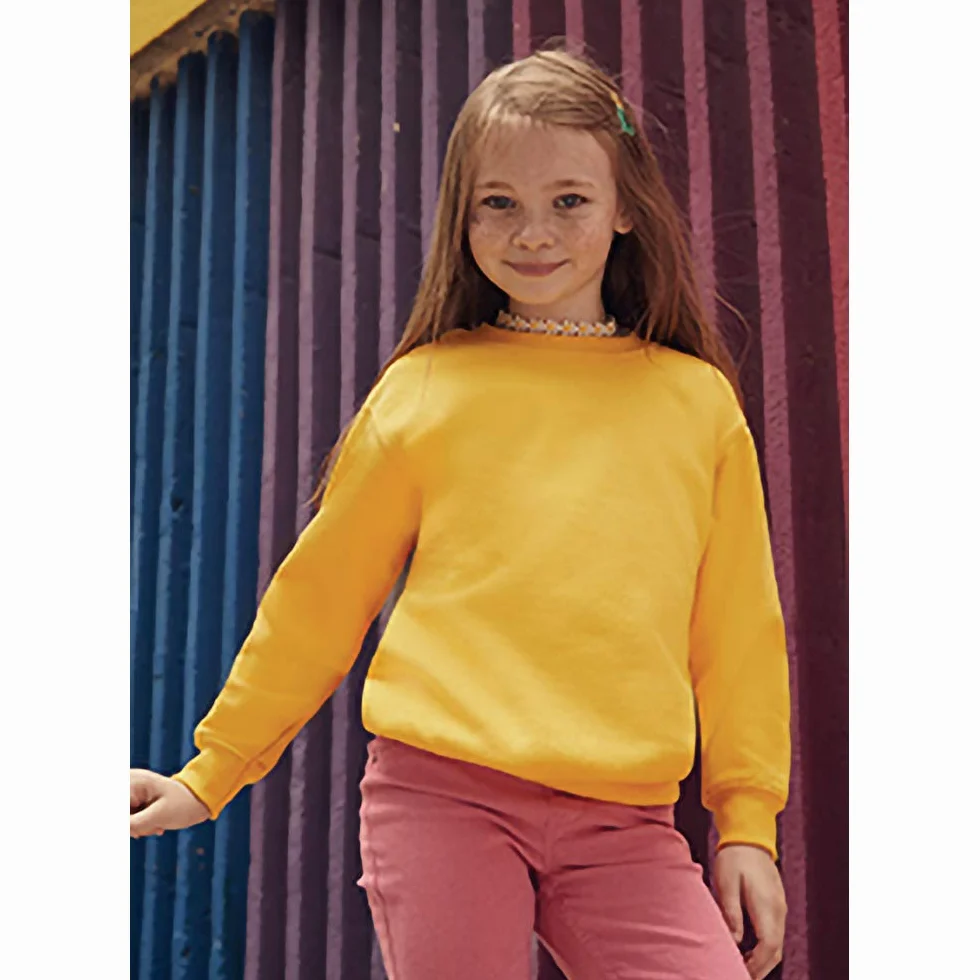 Fruit of The Loom Kids Classic Set-in Sweatshirt Jumper SS201