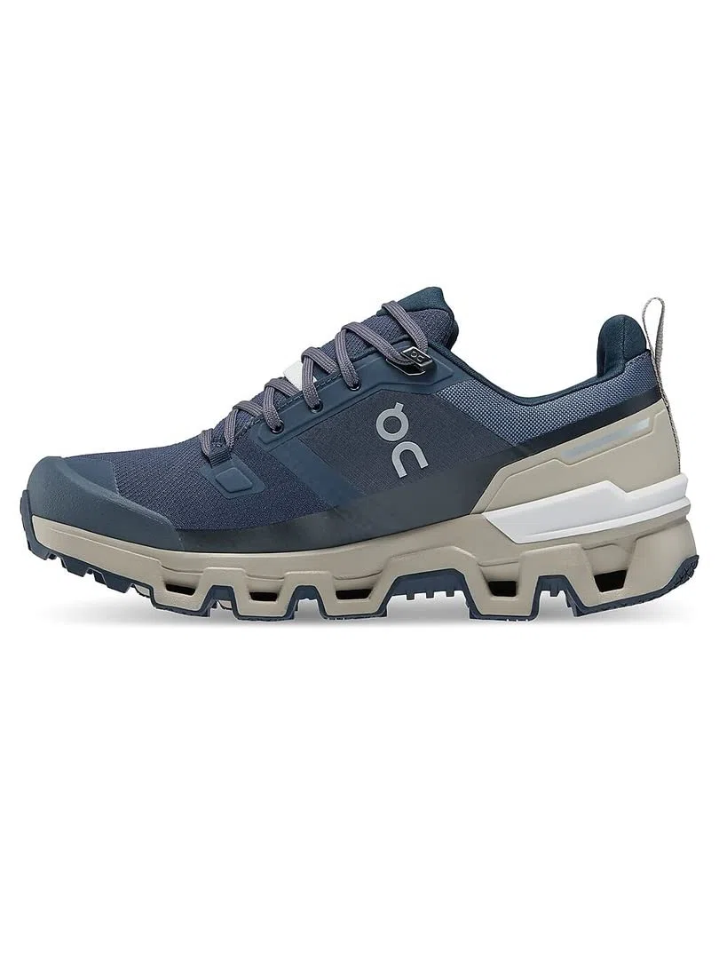 ON Cloudwander Waterproof, Botas de Senderismo Mujer, Navy Desert, 40 EU
