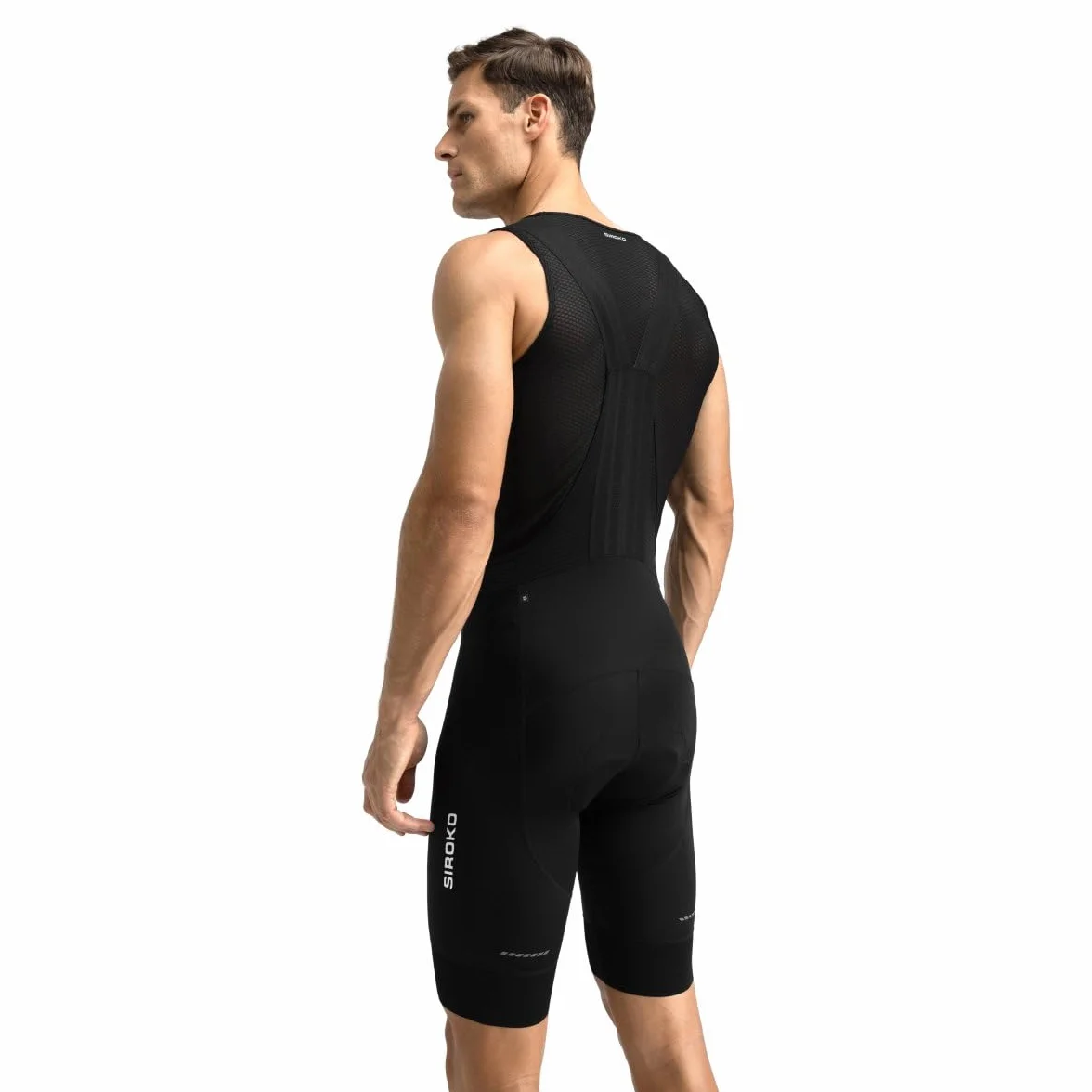 SIROKO - Culotte Ciclismo Flandrien - L - Negro