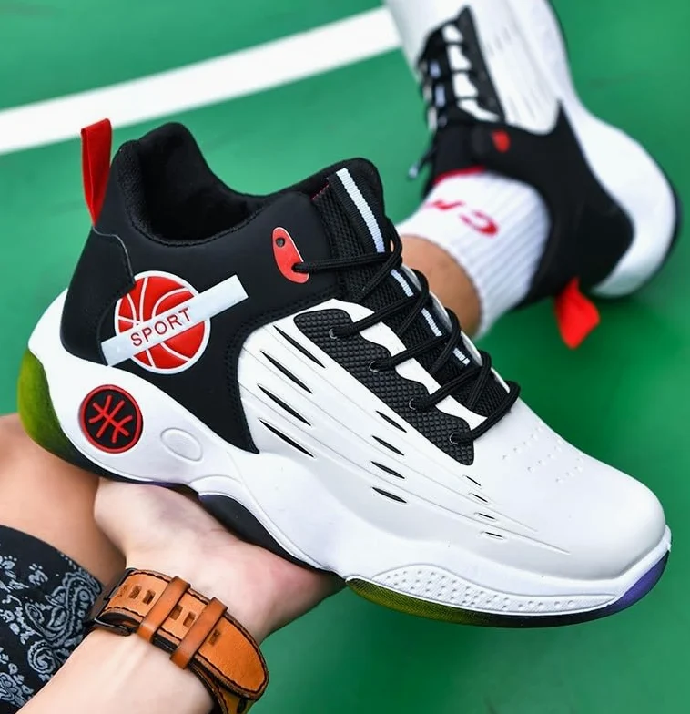 Zapatillas de Baloncesto Altas Hombre Joven Protección Tobillo | Zapatillas de Baloncesto Altas Hombre Joven Soporte TPU Amortiguación Sport