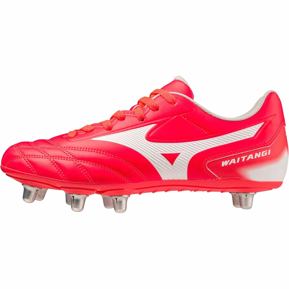 Mizuno Waitangi II Cl Rugby Unisex, Fierycoral2 Blanco, 42 EU