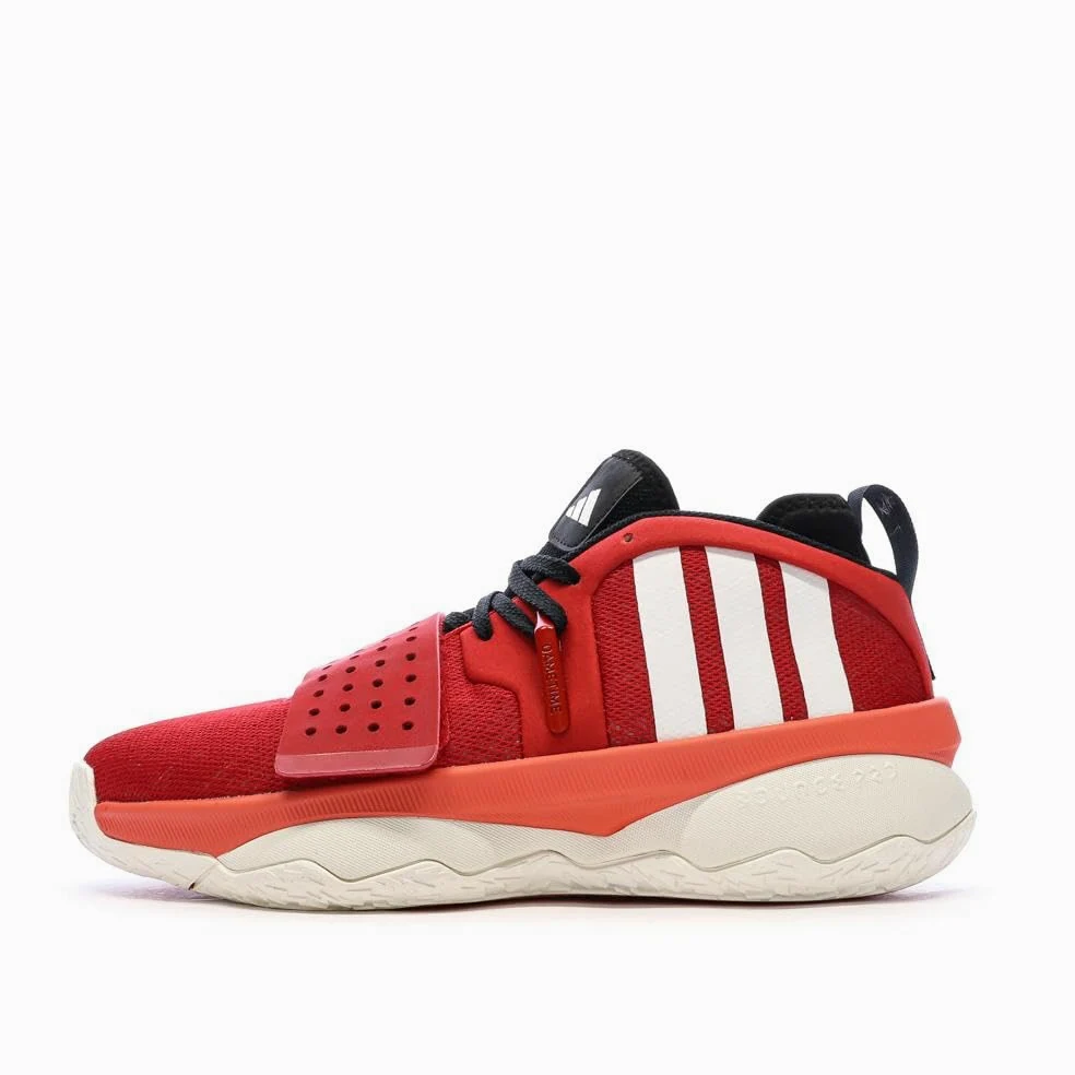 adidas - Zapatillas de baloncesto para hombre, color rojo