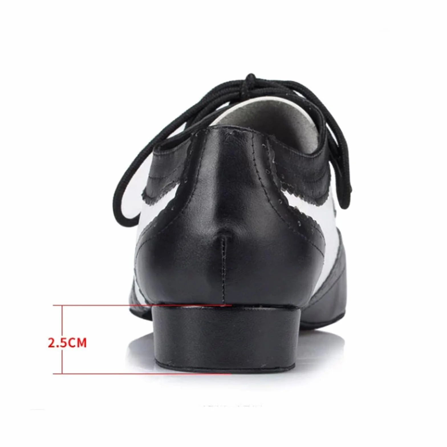 Zapatos de Danza Moderna para Hombre Zapatos de Baile Tacón 2.5cm Bajo para Escenario De Tango En Interiores