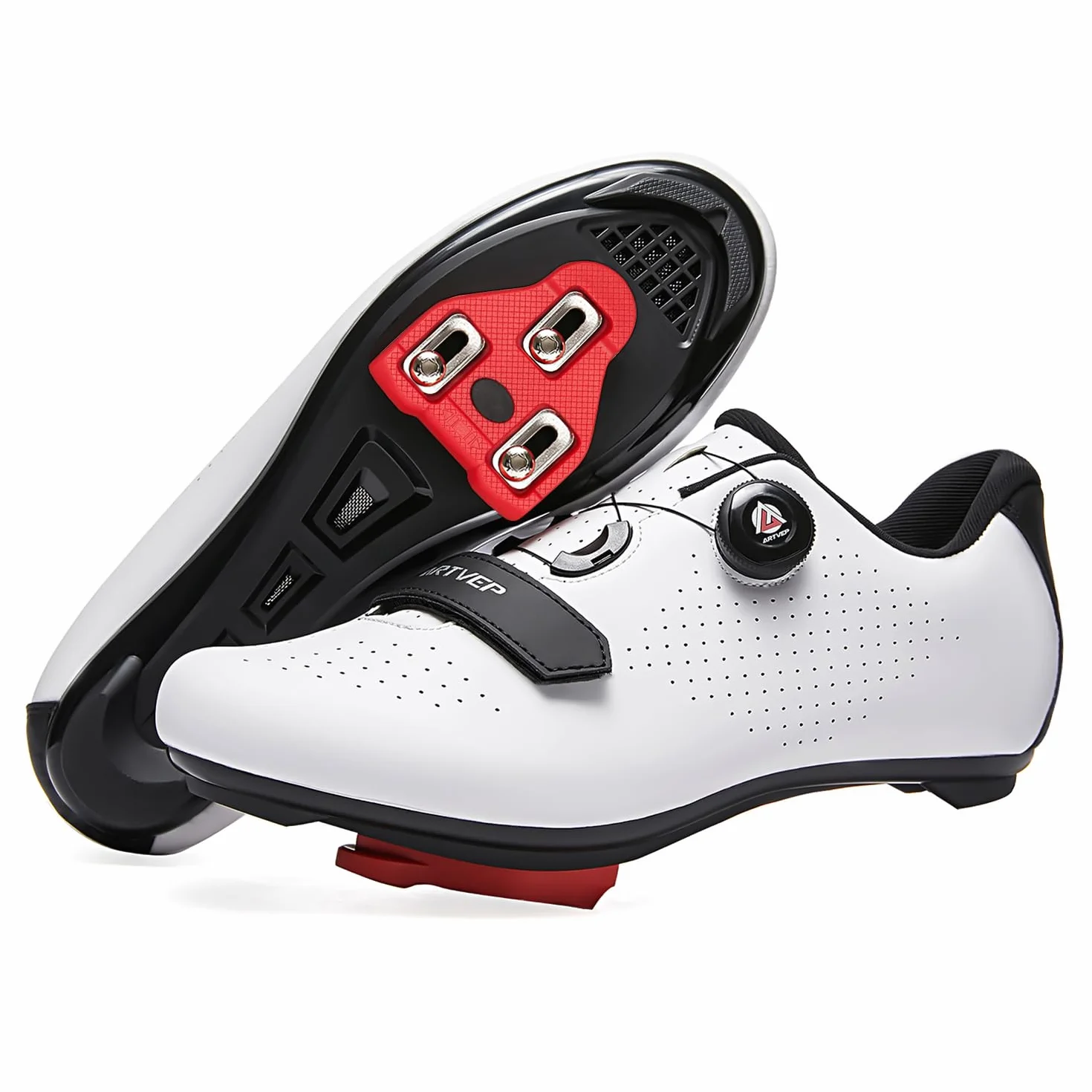 Mujer Zapatillas de Ciclismo para Hombre Zapatillas de Bicicleta de Carretera compatibles con Look SPD SPD-SL Delta Cleats Zapatillas de Bicicleta para Interiores Exteriores