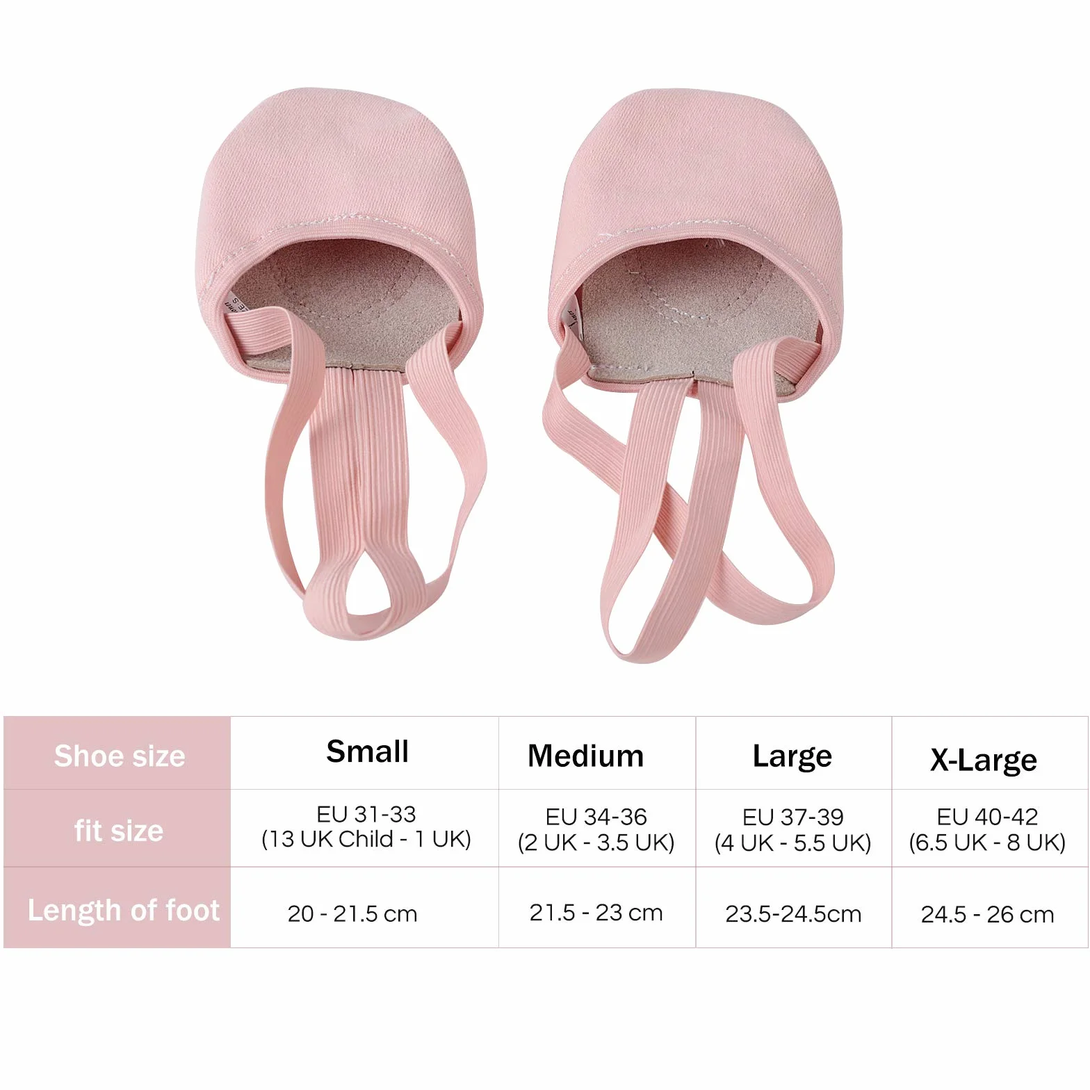 Zapatillas de Danza Zapatos Media Punta de Ballet y Gimnasia para Mujer y Niña