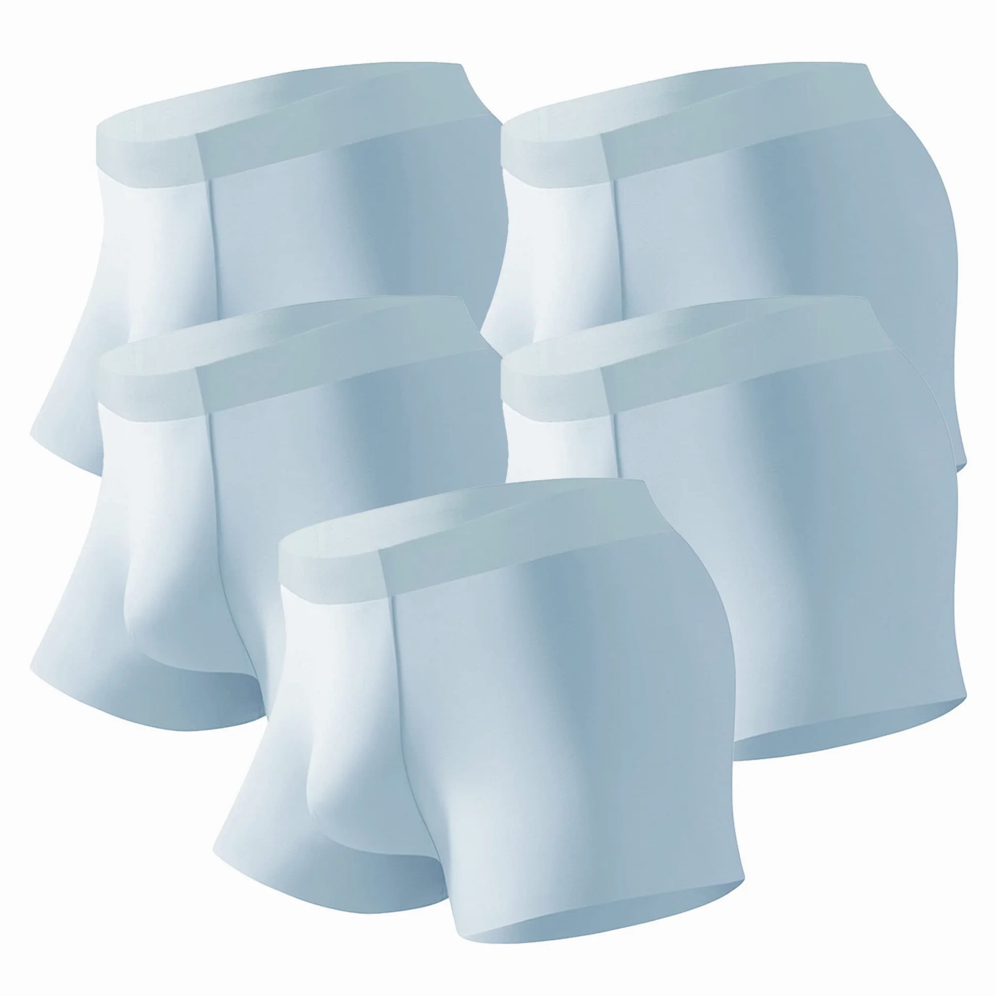JEShifangjiusu Calzoncillos tipo bóxer suaves para hombre, absorben la humedad, elásticos, atléticos, paquete de 3 unidades