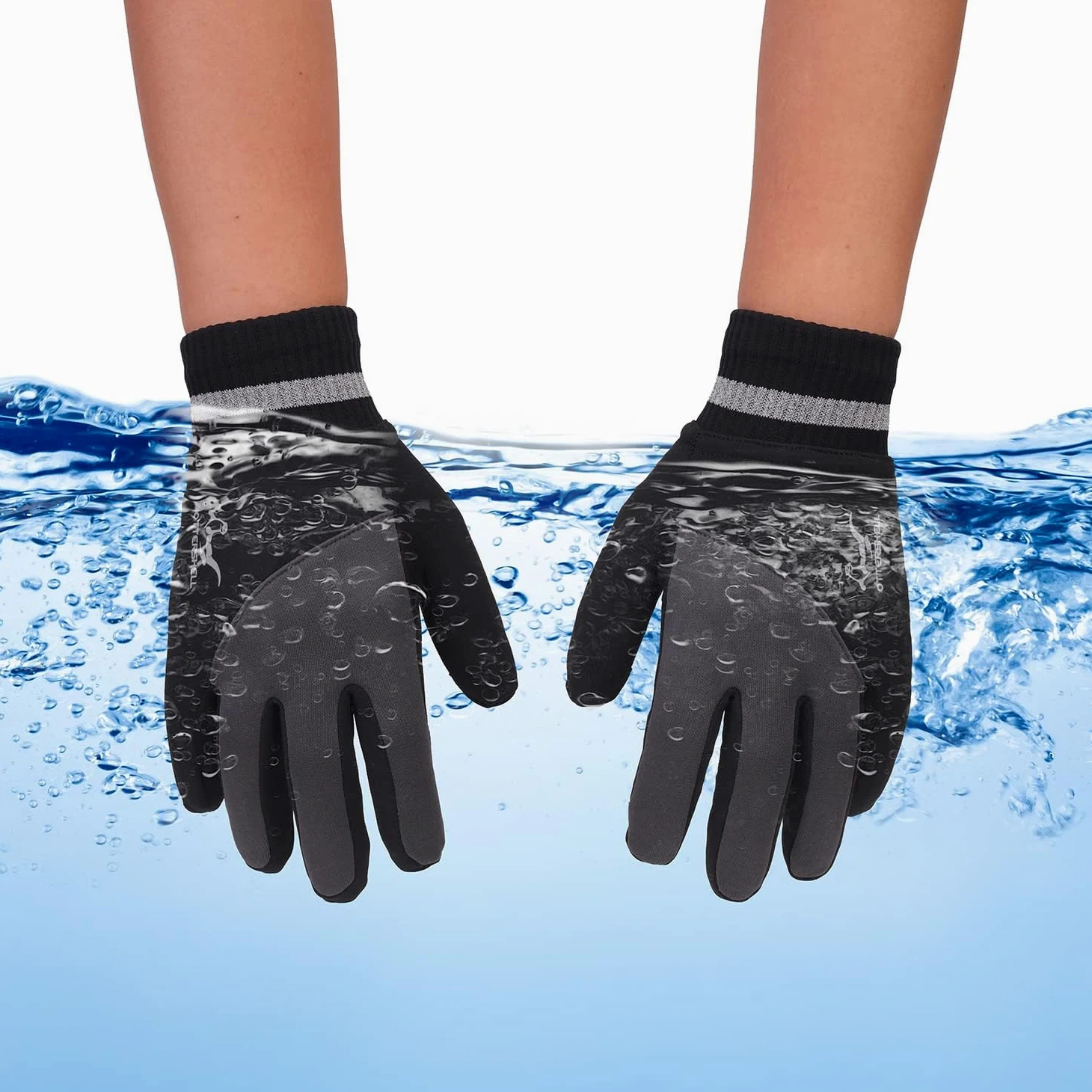 OTTERSHELL Guantes impermeables para hombre multiclima. Máxima comodidad para correr, ciclismo, senderismo y todas las actividades al aire libre.