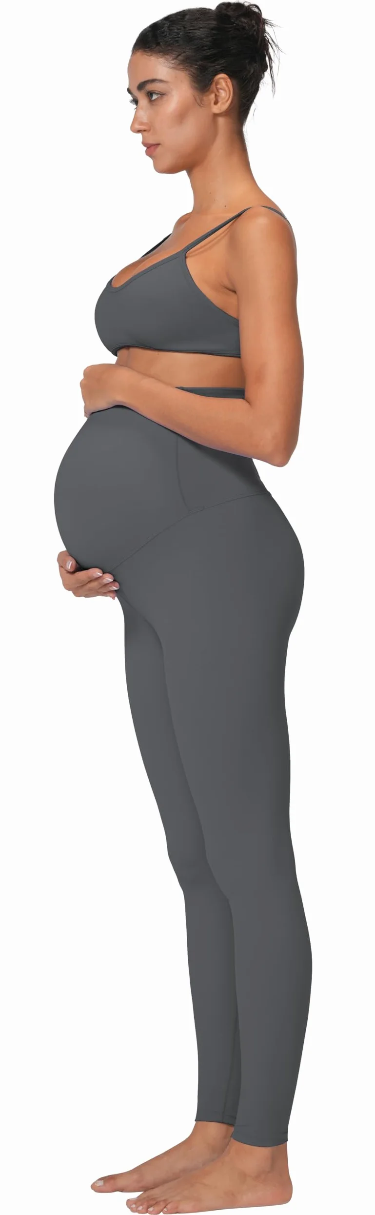 Sunzel Sunzfly - Leggings de maternidad para mujer sobre el vientre, suaves, pantalones de yoga para embarazo, para otoño e invierno, entrenamiento, descanso