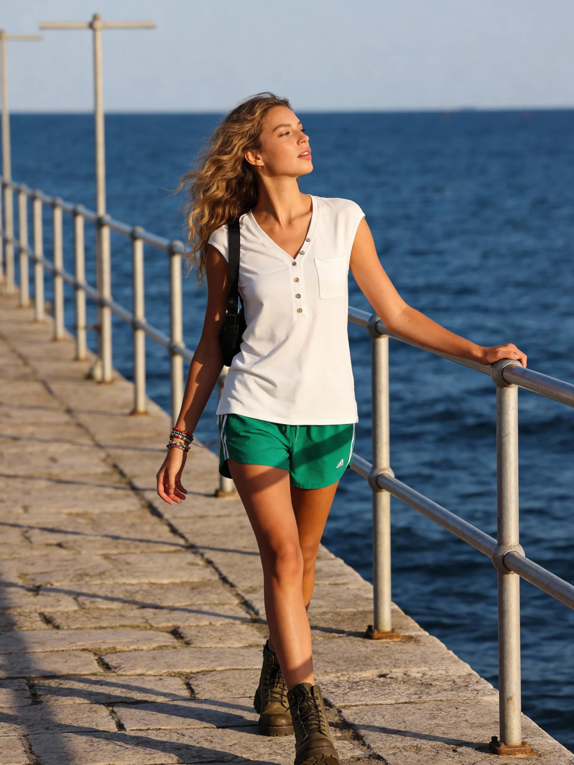 Gyabnw Camiseta Mujer Cuello V sin Mangas Blusa Verano Ligera Suave y Transpirable con Bolsillo para Trabajo y Tiempo Libre