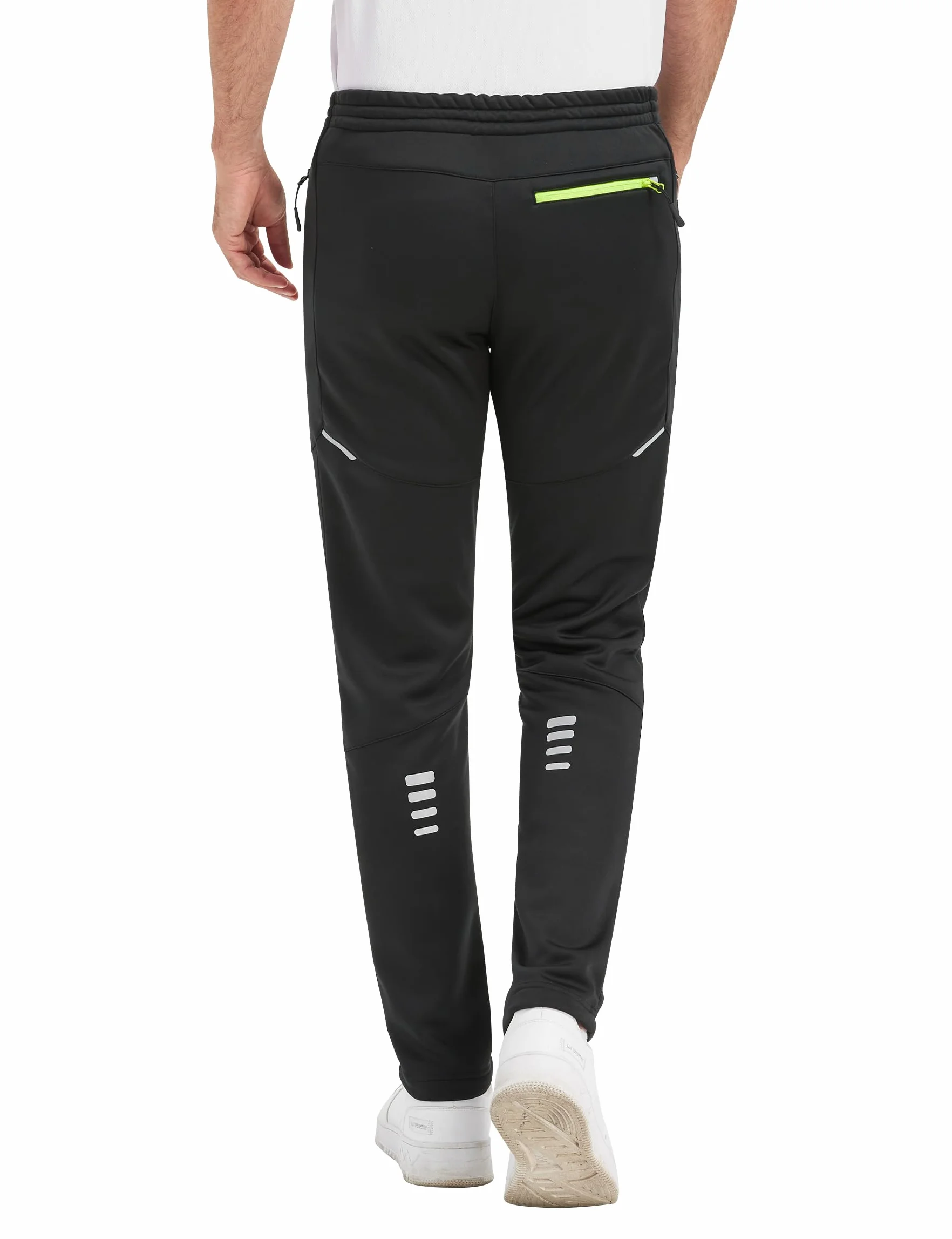 KUTOOK Pantalones Térmico Ciclismo Hombre Invierno Forro Polar Elástico