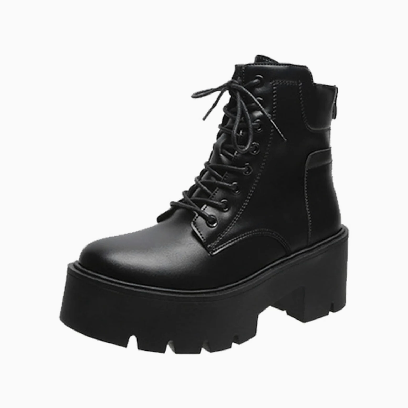 Genérico Botines Mujer Vestir con Cordones Plataforma Botas Punta Redonda Elegantes Zapatos Suaves Cómodas Caminar Bota Informales Antideslizantes Botin para Otoño Invierno Trabajo Paseo y Uso Diario