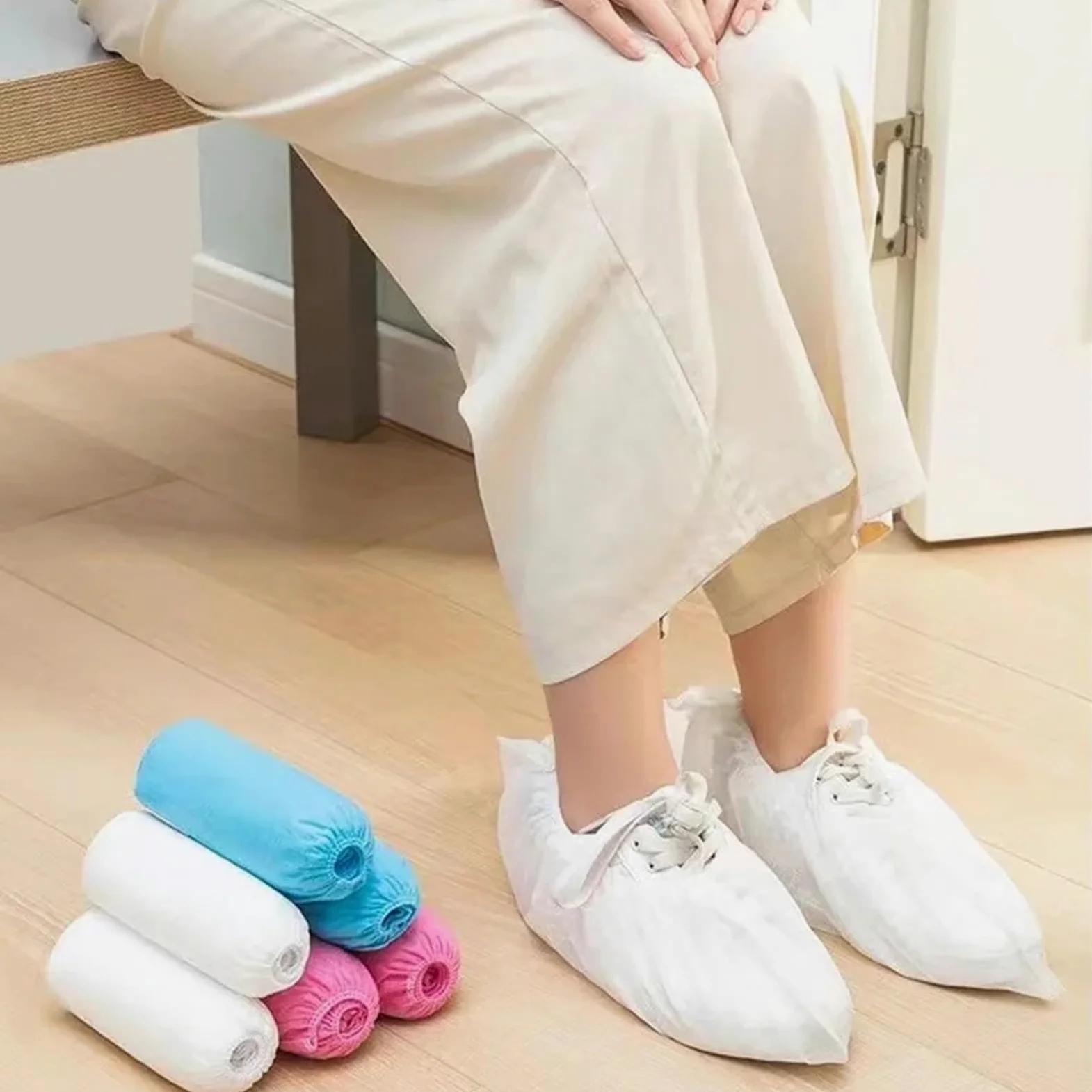 20 pares de cubiertas antideslizantes for zapatos, cubrezapatos impermeables, protectores reutilizables for botas for interiores, hogar, oficina y lugar trabajo para Protección