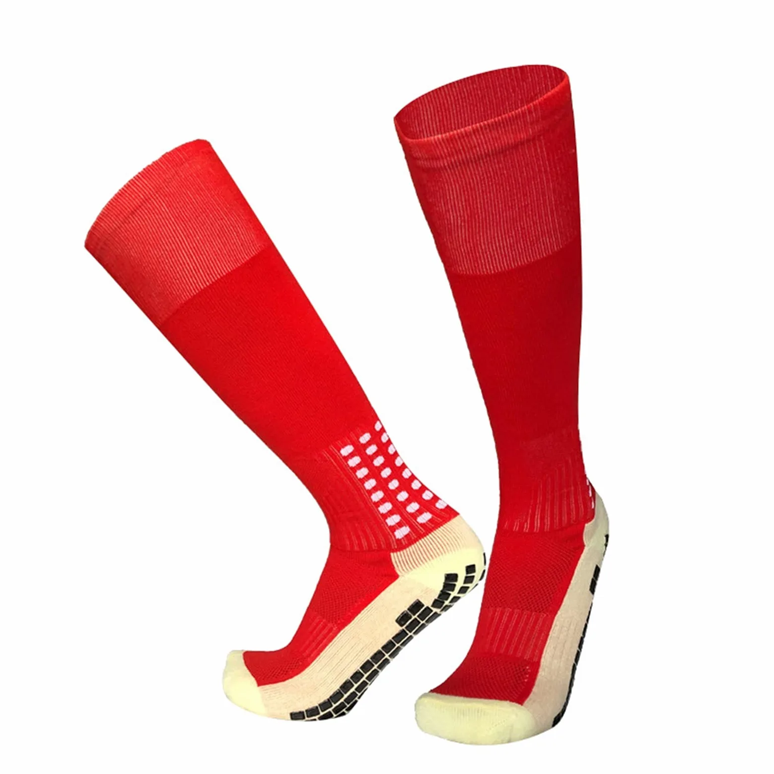Calcetines de fútbol Antideslizante Hombres Bloque de Caucho Toalla de Toalla Bajo Largo Fútbol Calcetines Hombres Mujeres Calcetines de Rugby Socks Deportes