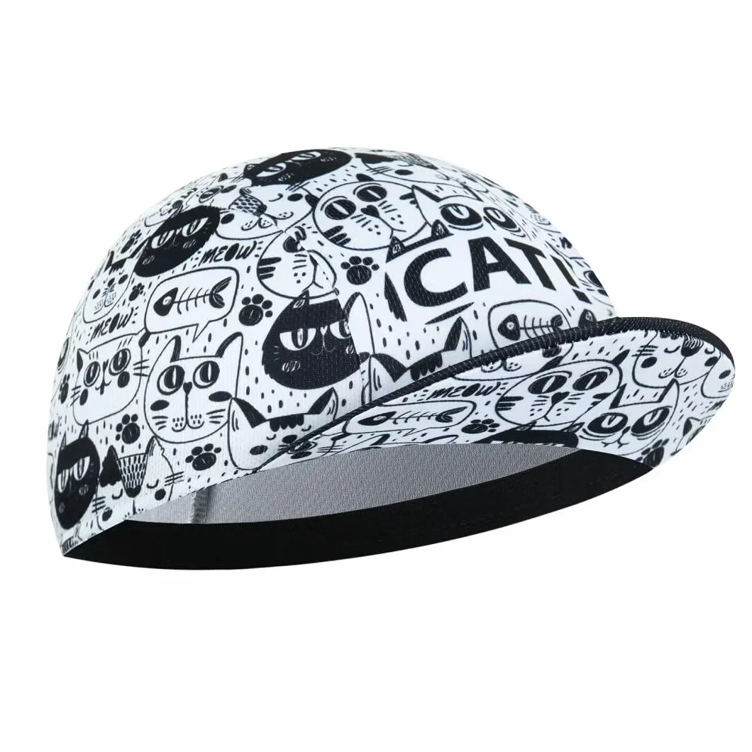 Gorra de ciclismo transpirable para hombre y mujer, sombrero debajo del casco de poliéster