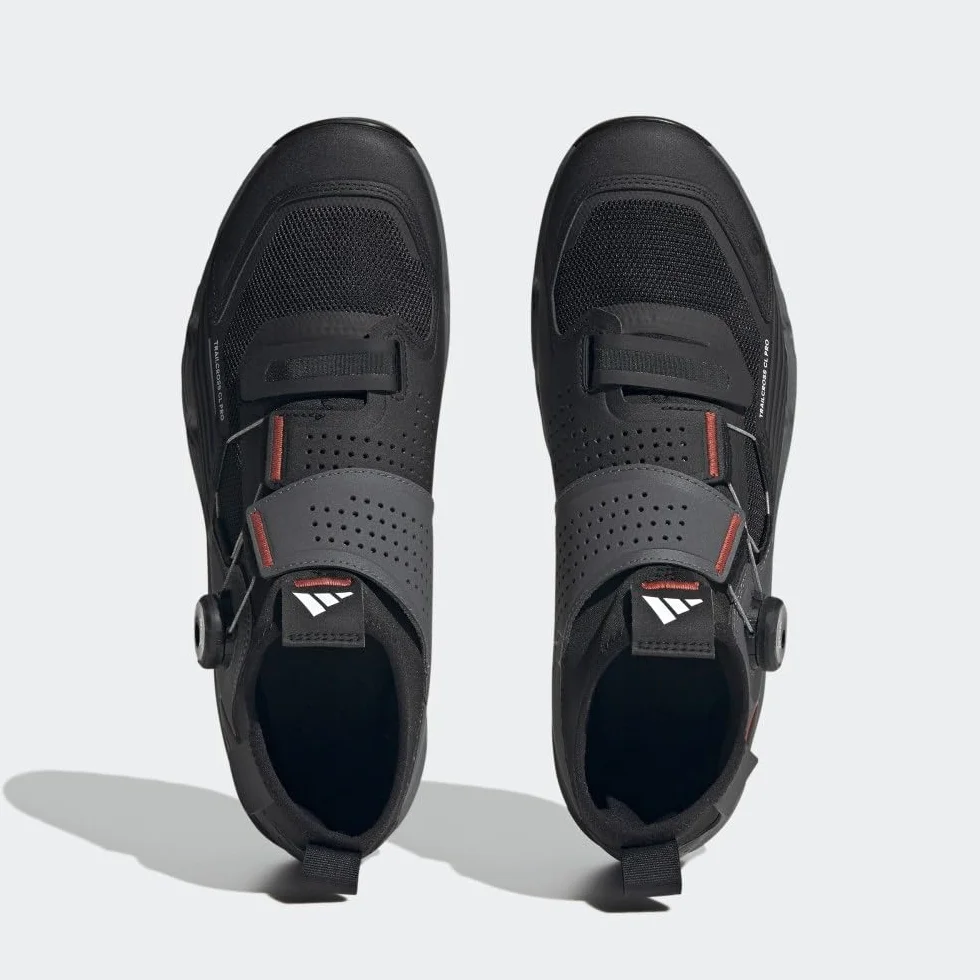 Adidas Five Ten Trailcross Pro Clip-in W Tenis de Bicicleta de montaña para Hombre, Grey Five/Core Black/Red