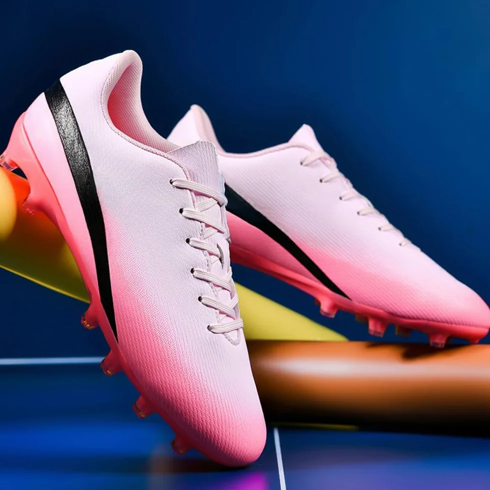 Botas de fútbol para niñas, zapatillas transpirables de competición profesional
