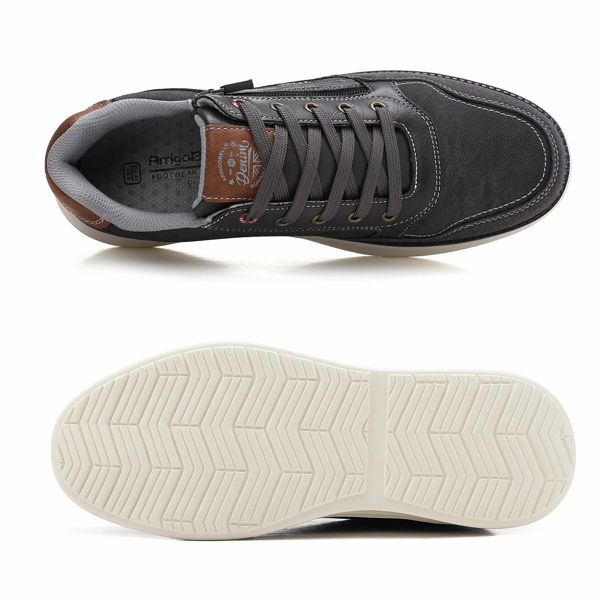 ARRIGO BELLO Zapatillas Hombre Zapatos Casual Deportivas Caminar Vestir Gimnasio Moda Cómodo Sneakers Talla 41-46