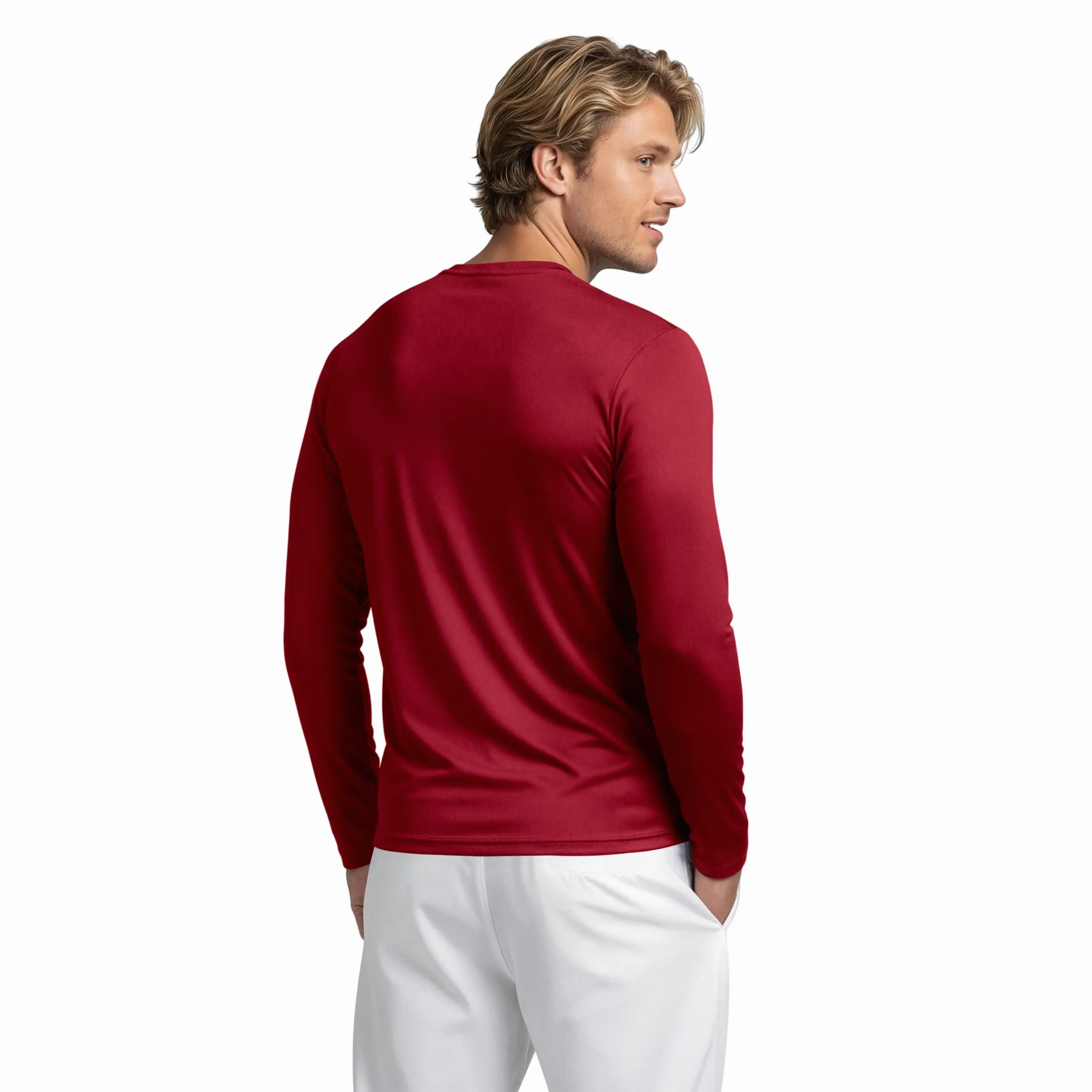 Holure Paquete de 3 o 5 camisetas de entrenamiento para hombre, camiseta de secado rápido, absorbe la humedad, camisetas de manga larga atléticas con costuras reflectantes y planas