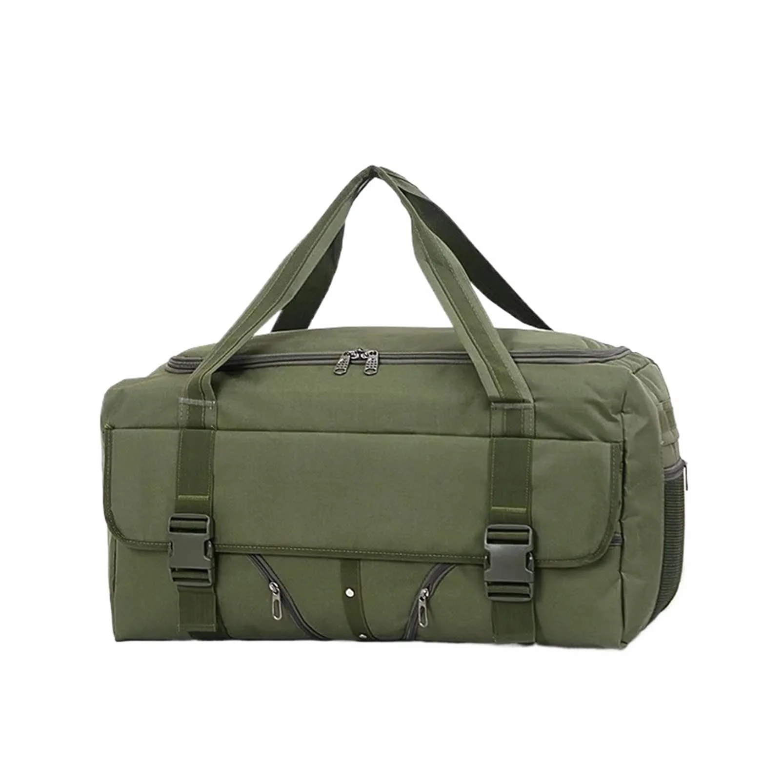 VFIDPSU Bolsa de Viaje de Piel Equipaje de Mano Bolsos de Viaje for Hombres Bolsos de Lona for Hombres Bolso de Viaje de Gran Capacidad Bolso Impermeable for Vacaciones de Fin de Semana(Khaki)