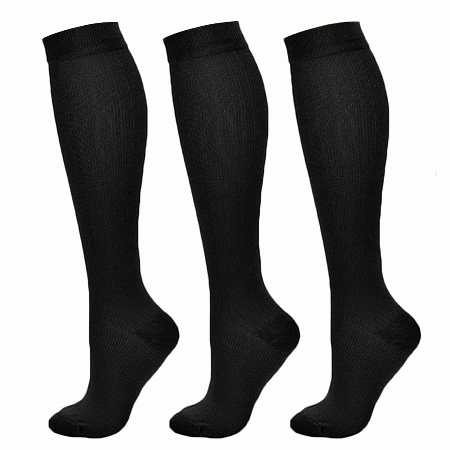 Calcetines de compresión de viaje 3 pares para hombre y mujer