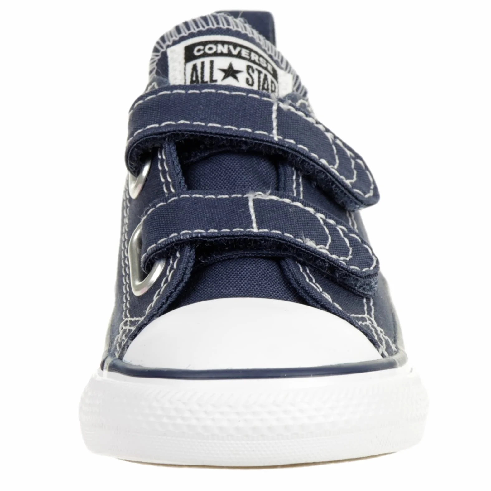 Converse Chuck Taylor CT 2V Ox Zapatillas, Unisex niños, Azul (Athletic Navy/White 412), 24 EU (8 Infantil UK)