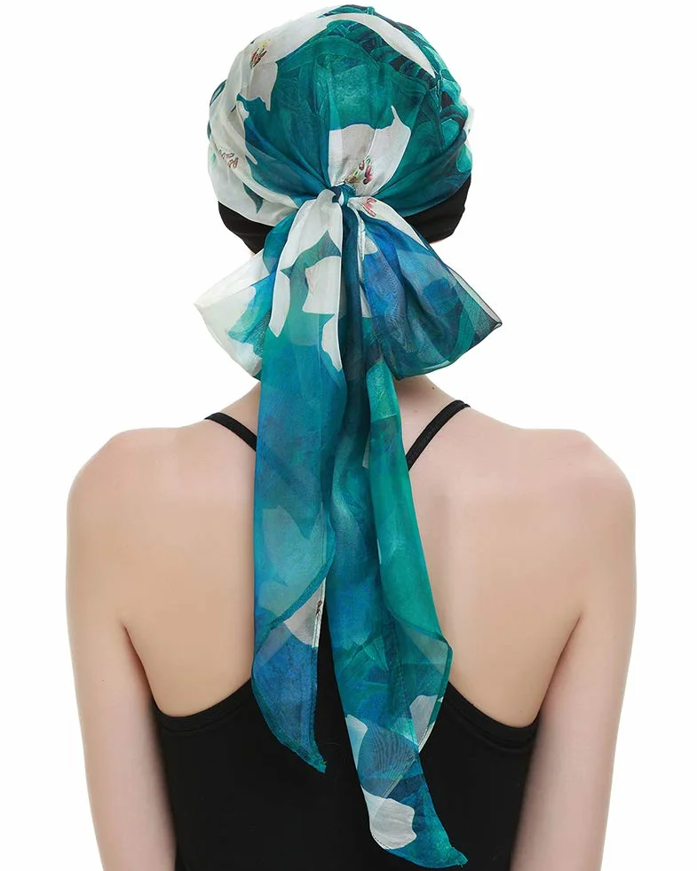FocusCare Pañuelo de Cabeza Pre-Atado Chemo Sombrero Beanie Turbante para Cáncer