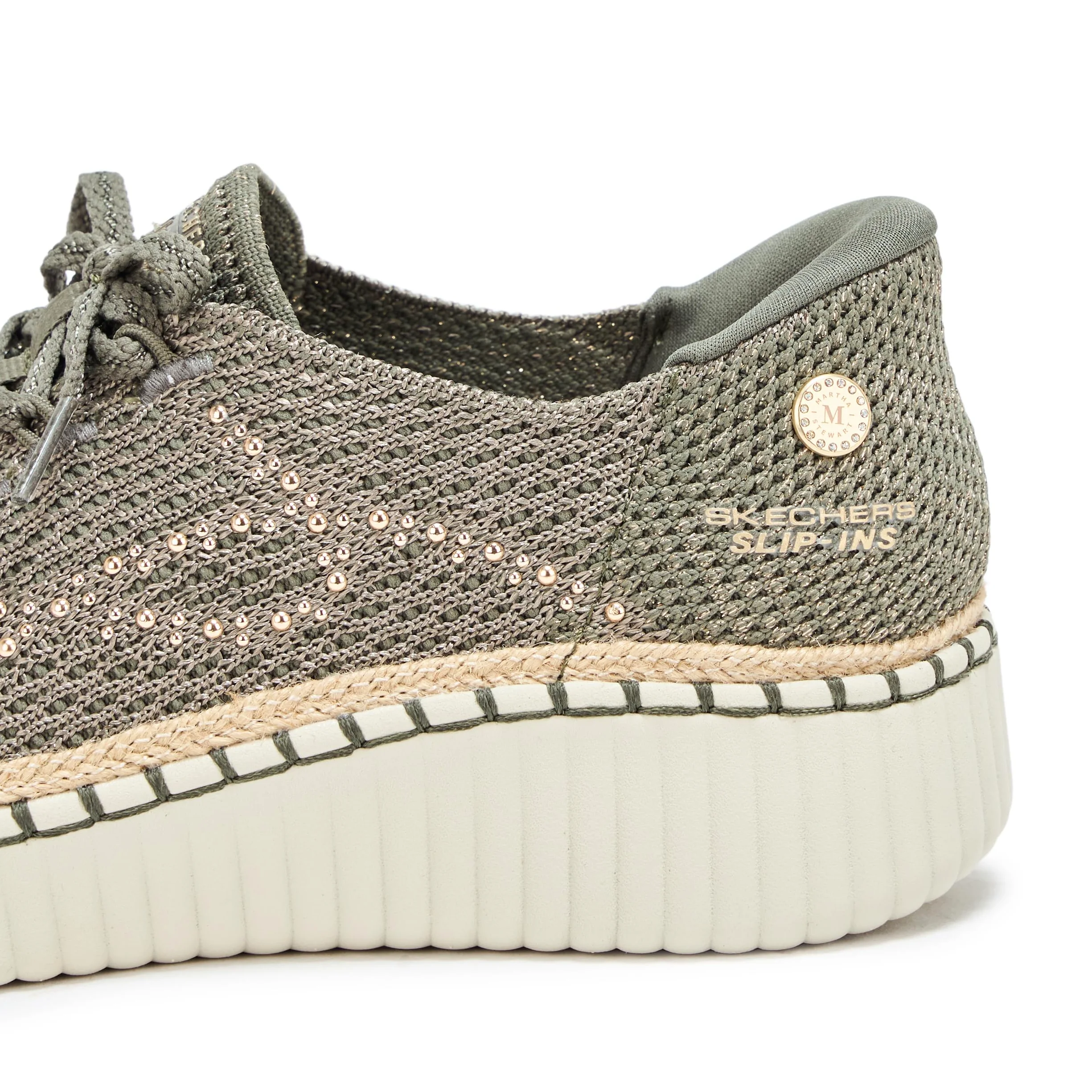 Skechers Zapatillas Martha Stewart Wilshire BLVD para Mujer - Regal, Oliva, 6.5