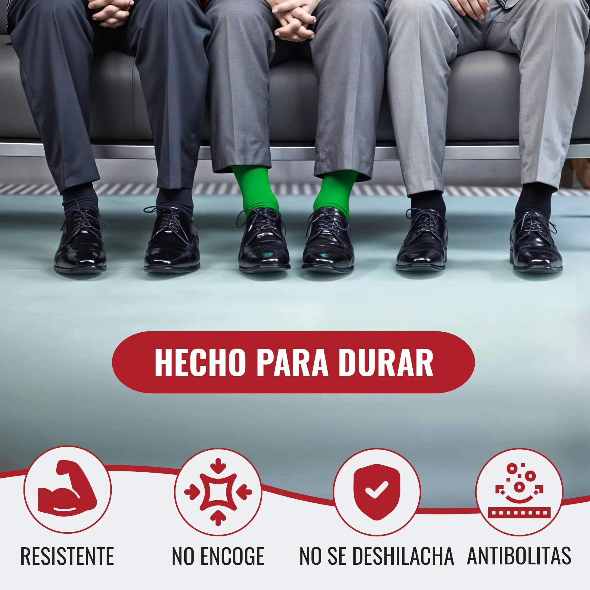Mat & Vic’s Calcetines Hombre Algodon 100% Sin Costuras – para Hombres y Mujeres – Calcetines Hombre Vestir – Cómodos, Finos y Transpirables – Negro o Multicolora – 5 o 10 Pares