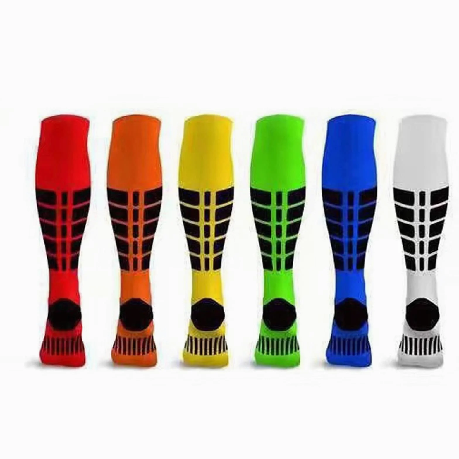 Calcetines de compresión Equipo de Ciclismo for Hombres Calcetines Deportivos Mujer Ciclismo Medias Fútbol Correr Calcetines de Baloncesto Rodilla Calcetines Deportivos de Alta Calcetines