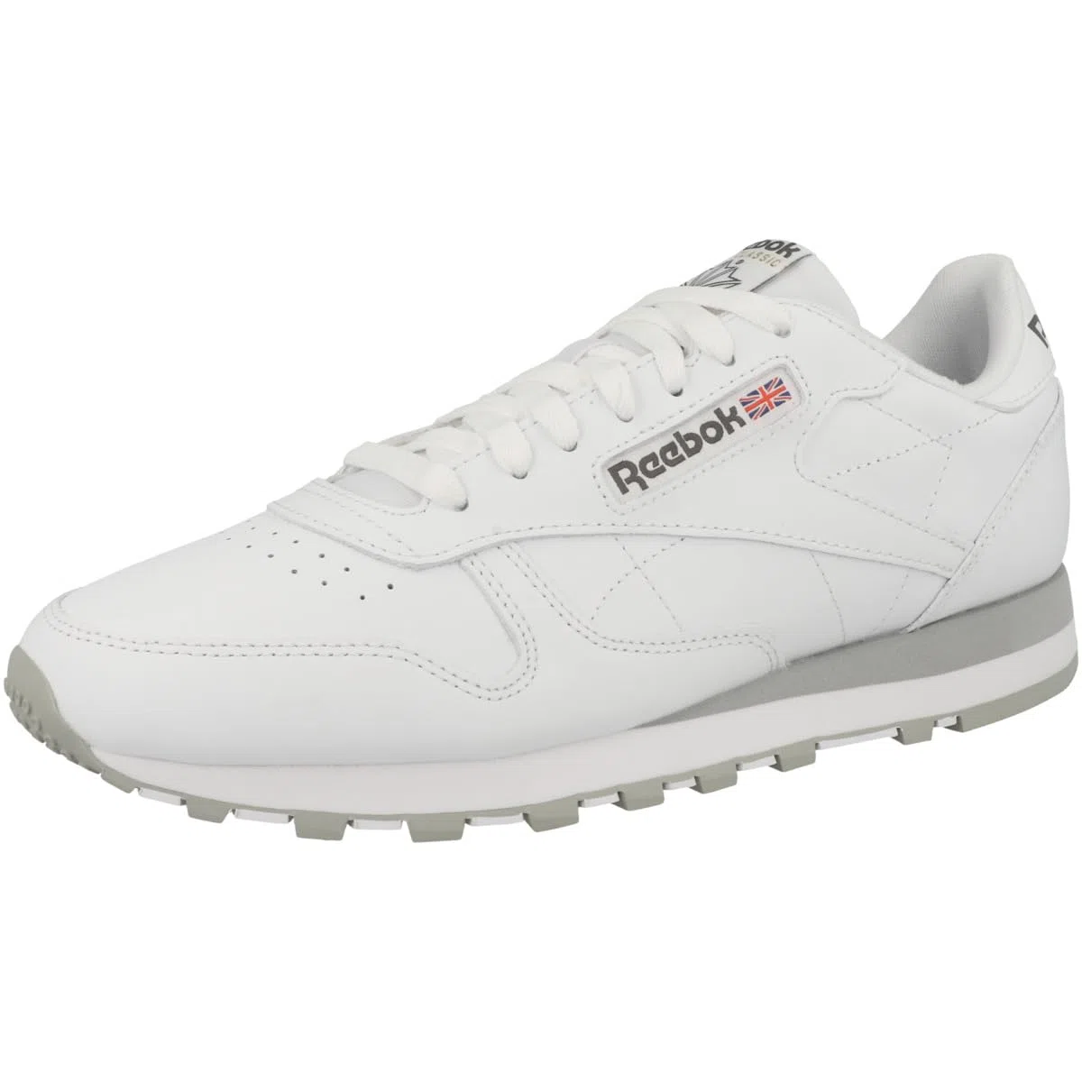 Reebok Classic Leather 001, Zapatillas de Deporte Unisex adulto, Ftwwht Pugry3 Purgry, 40 EU