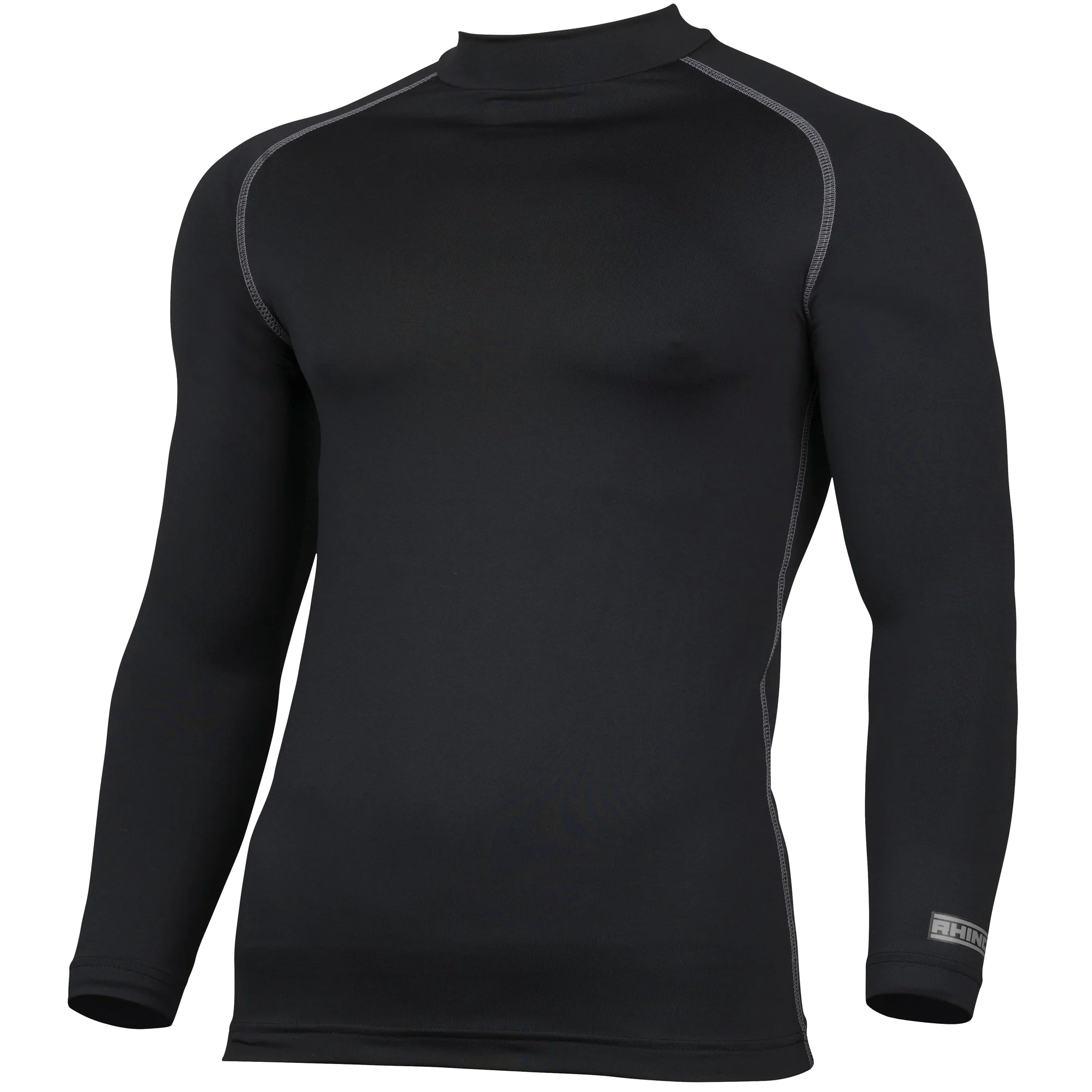 Rhino - Top térmico capa interior manga larga hombre caballero (2XL/Verde)