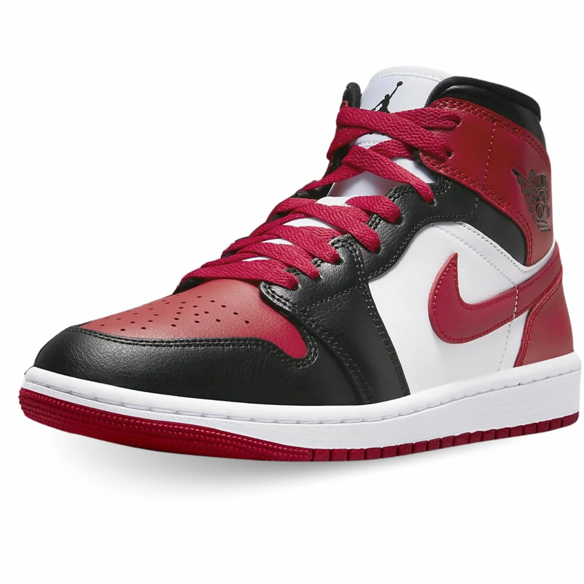 Air Jordan 1 Mid Bred Toe W BQ6472-079 Size 40
