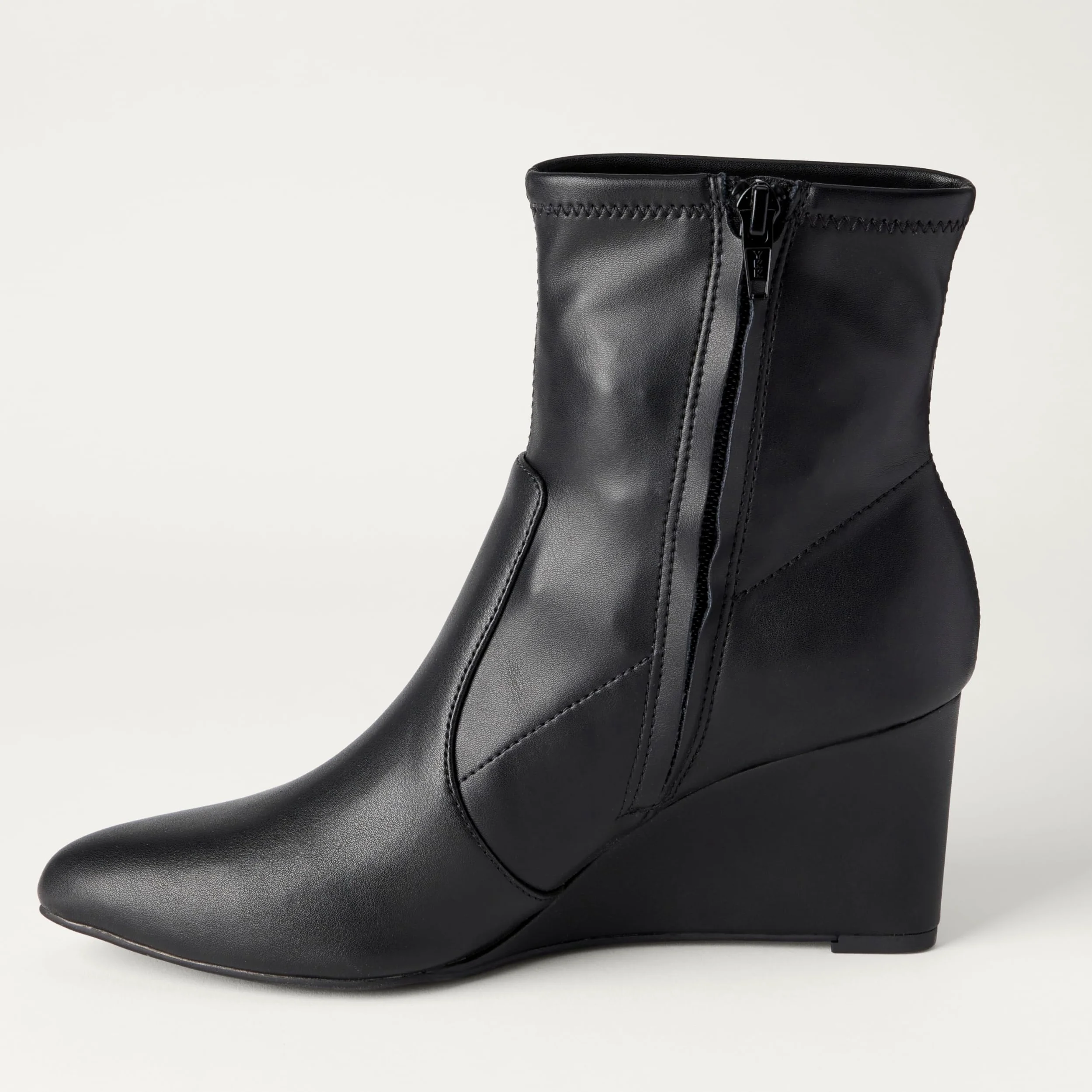 Amazon Essentials Botines de cuña con cremallera para mujer