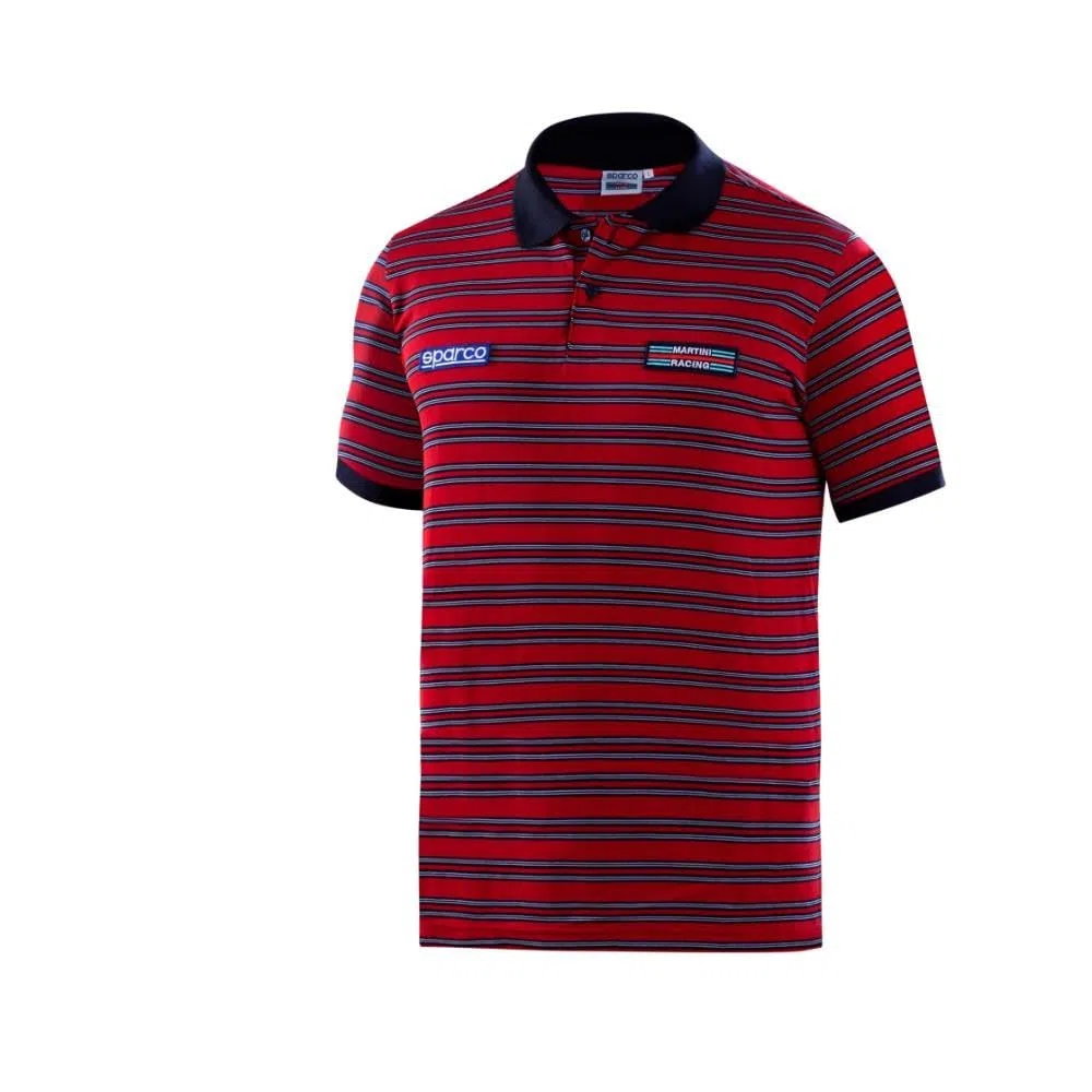 sparco Polo Marca Modelo Polo SPORTLINE A Rayas MR Talla L Rojo