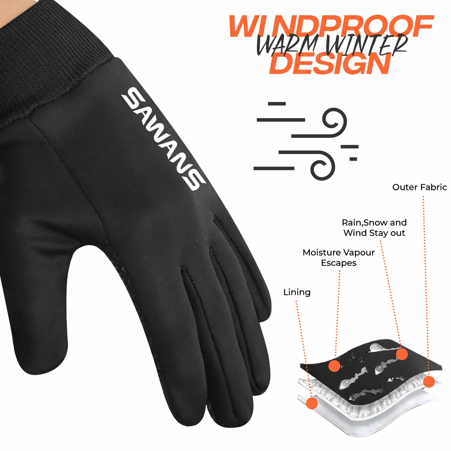SAWANS Guantes de ciclismo de invierno para niños, para correr, con pantalla táctil, antideslizantes, térmicos, cálidos, para exteriores, ciclismo, fútbol, rugby, ciclismo de montaña, senderismo y
