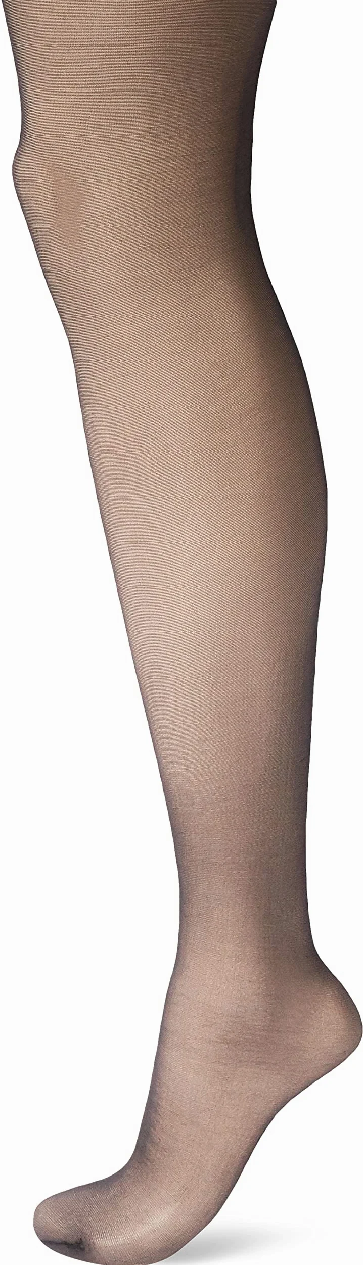L'eggs Women's Silken Control Top Toe Panty Hose, Jet Black, A