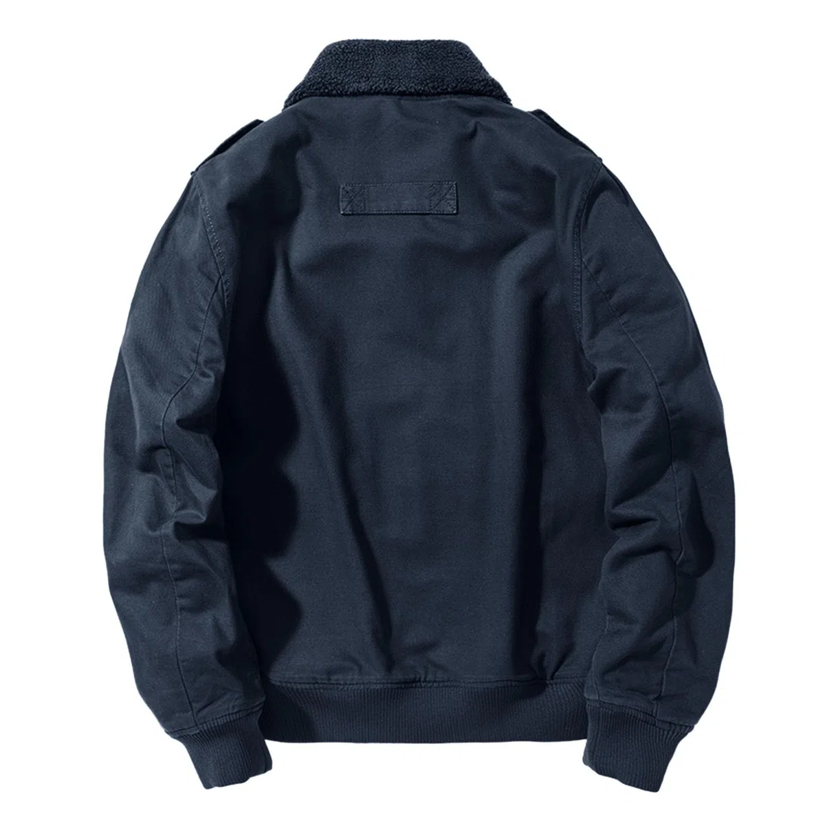 Forro Polar Hombre, Chaqueta de Vuelo cálida e Informal con Cuello Polar para Hombre